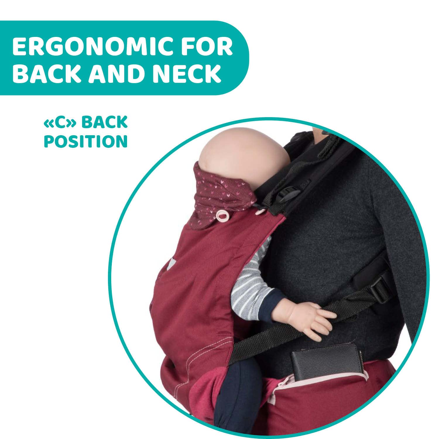 chicco-myamaki-fit-ergonomische-babytrage-baumwolle-burgundy-powder-bis-15-kg image 4