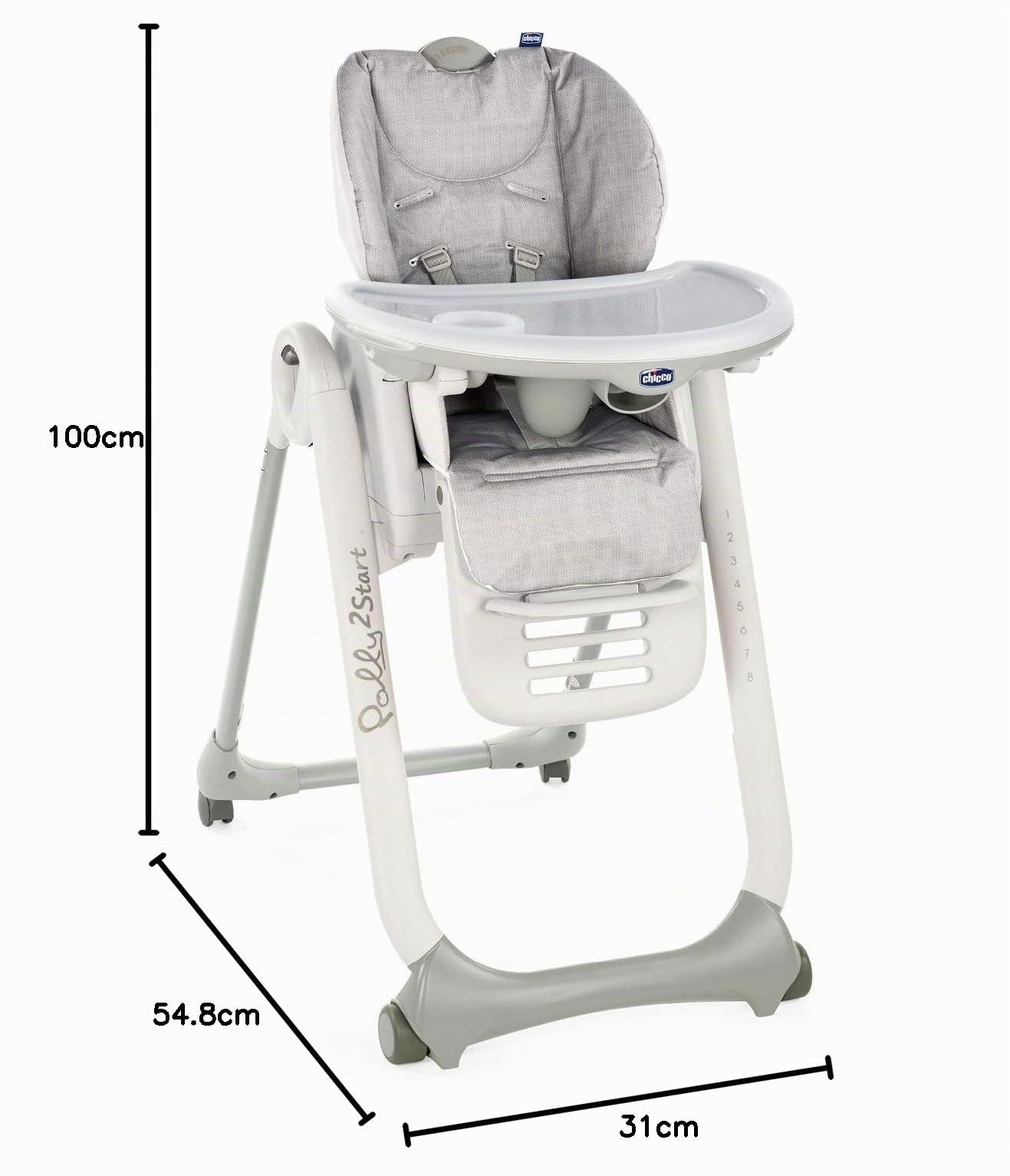 chicco-polly2start-hochstuhl-ab-geburt-bis-3-jahre-15-kg image 7