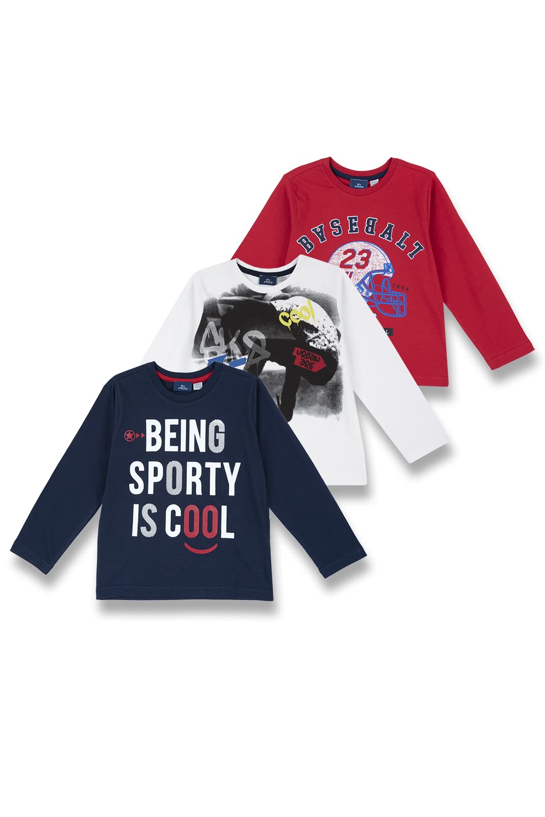 chicco-langarm-t-shirt-set-aus-baumwolle-2er-pack-f-r-jungen-und-m-dchen-designe image 1