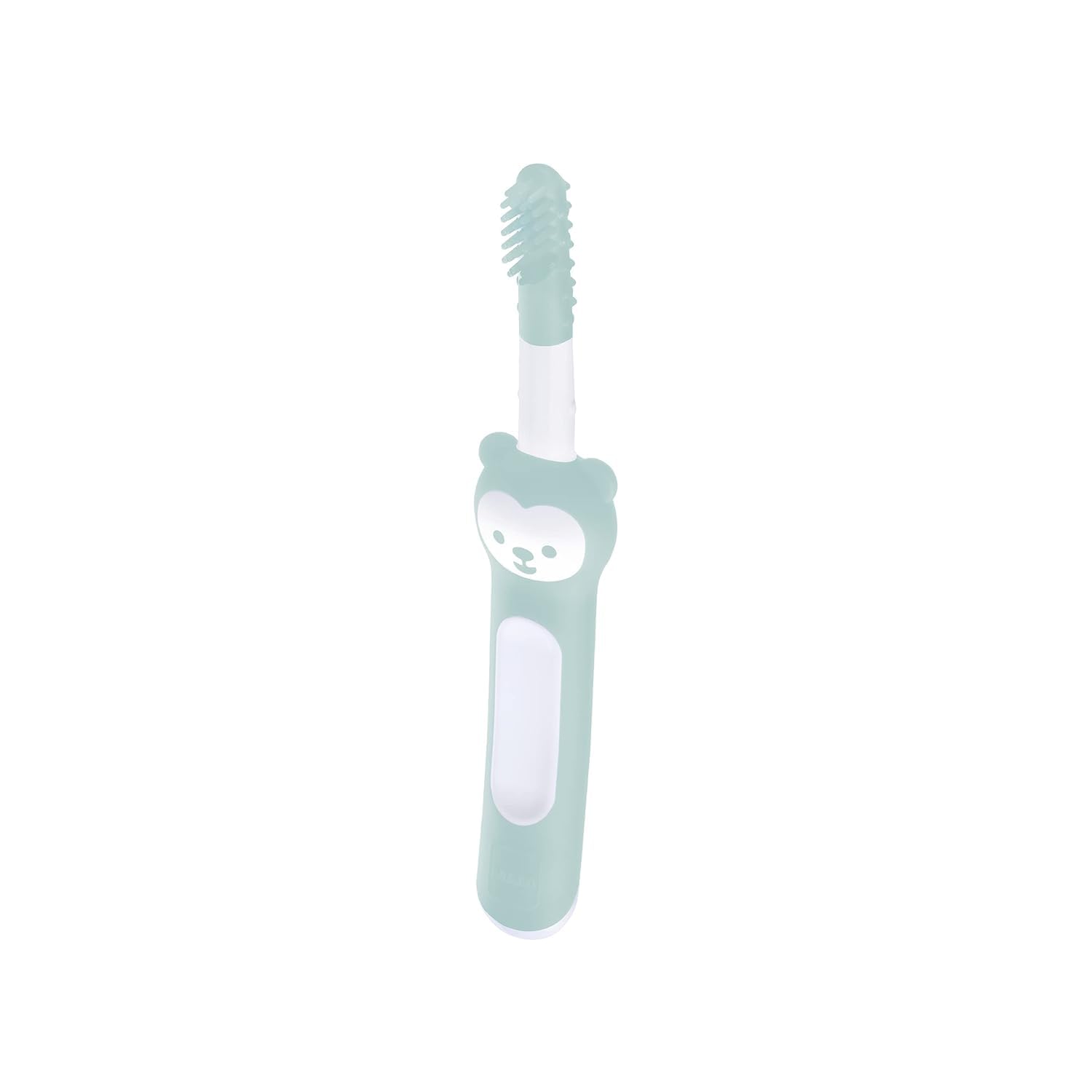 mam-massaging-brush-babyzahnb-rste-silikon-t-rkis-ab-3-monate image 2