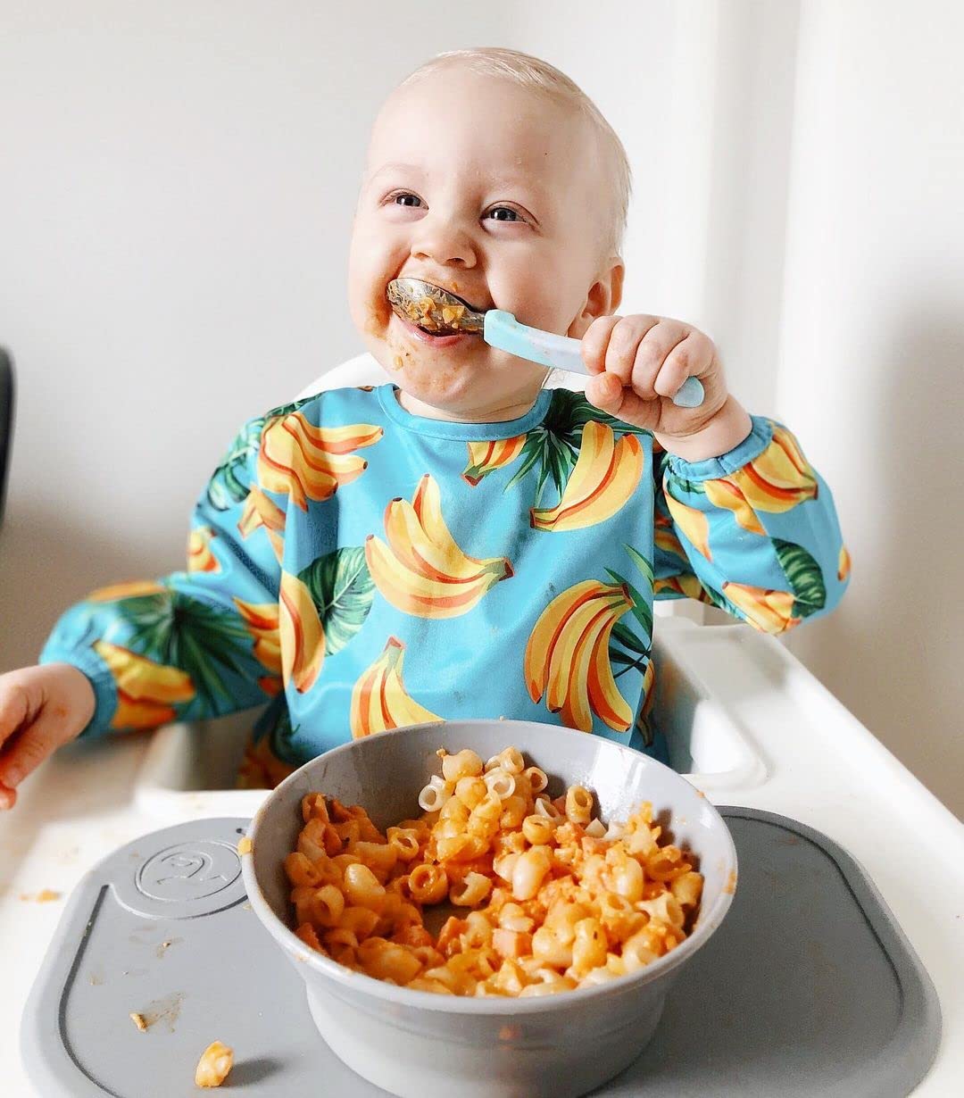 twistshake-baby-l-tzchen-mit-rmeln-und-auffangschale-wasserdicht-ab-6-monaten-ba image 4