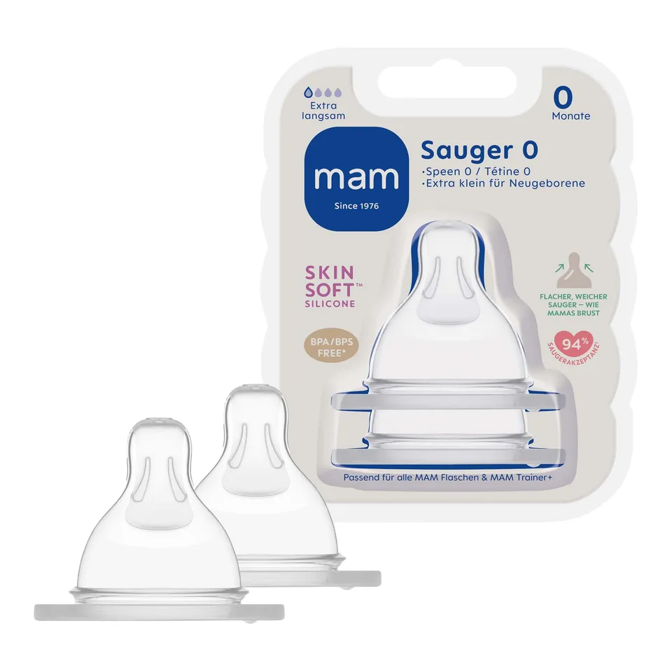 mam-sauger-gr-e-0-2er-set-skinsoft-silikon-langsamer-durchfluss-0-monate image 1