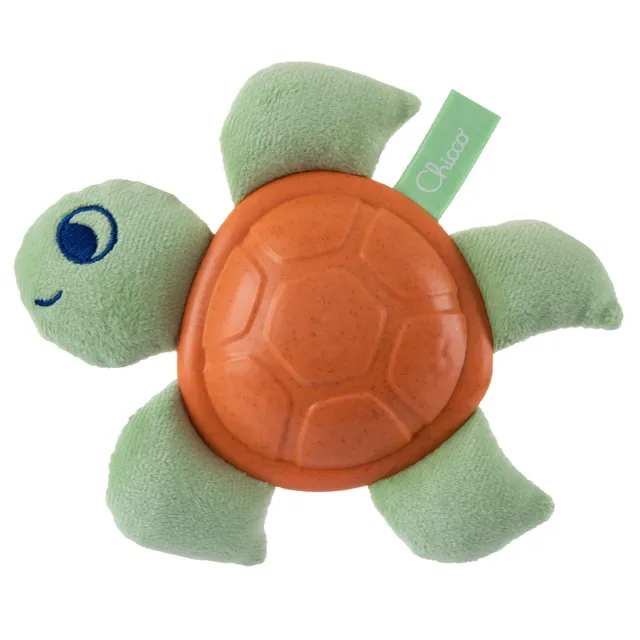chicco-baby-turtle-eco-rassel-aus-recycelten-materialien-erstes-stofftier-f-r-ba image 1