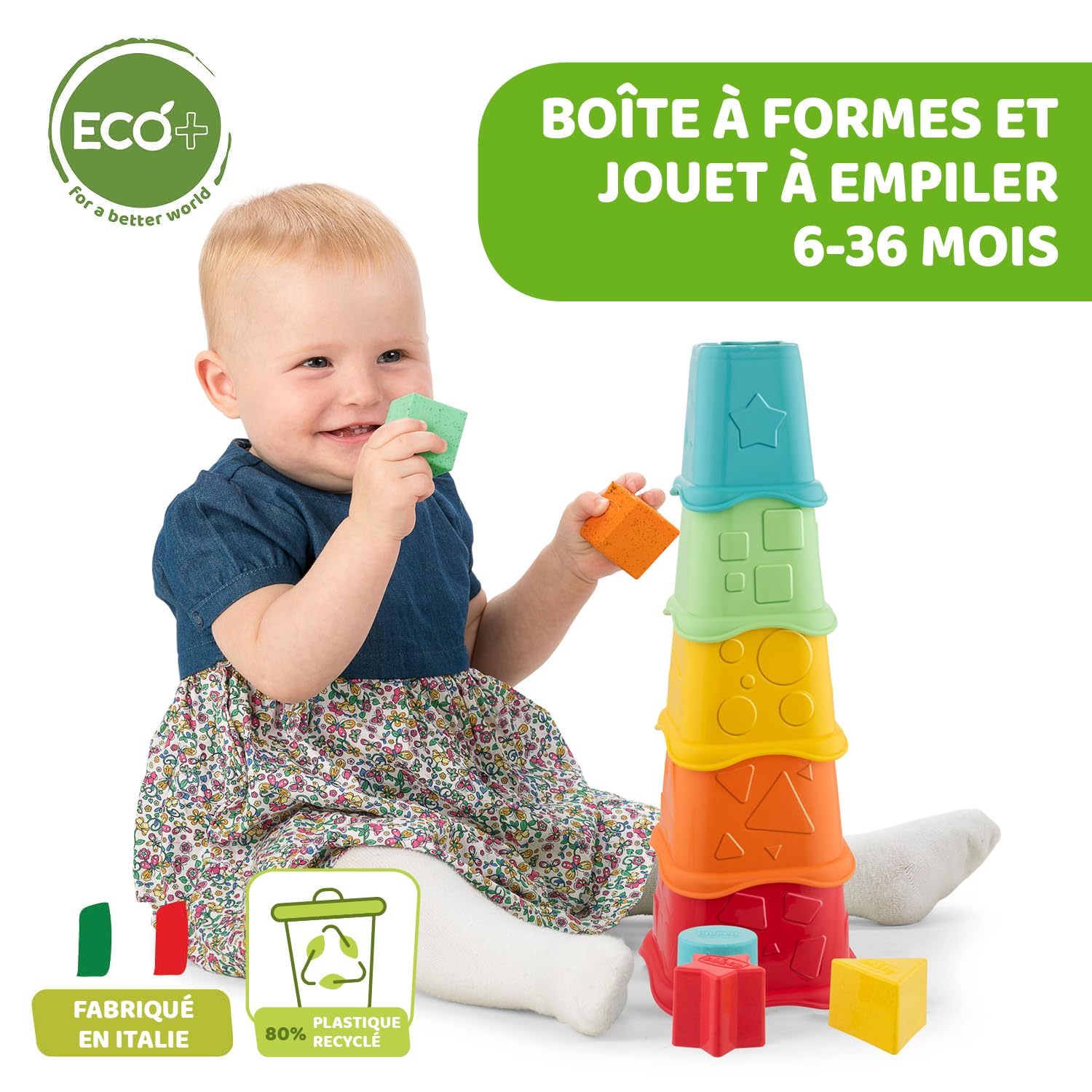 chicco-2-in-1-stapelbecher-eco-6-36-monate image 2