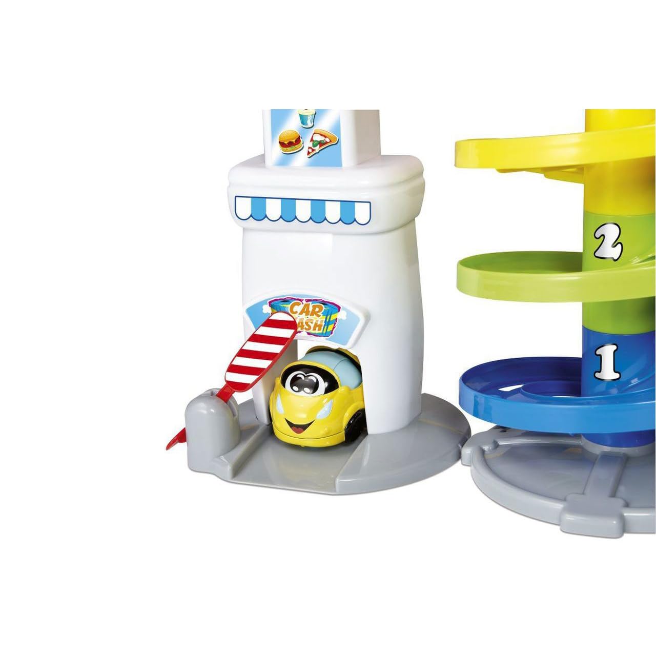 chicco-turbo-ball-parkhaus-mit-spielzeugauto-4-ebenen-rutsche-ab-1-jahr-mehrfarb image 3