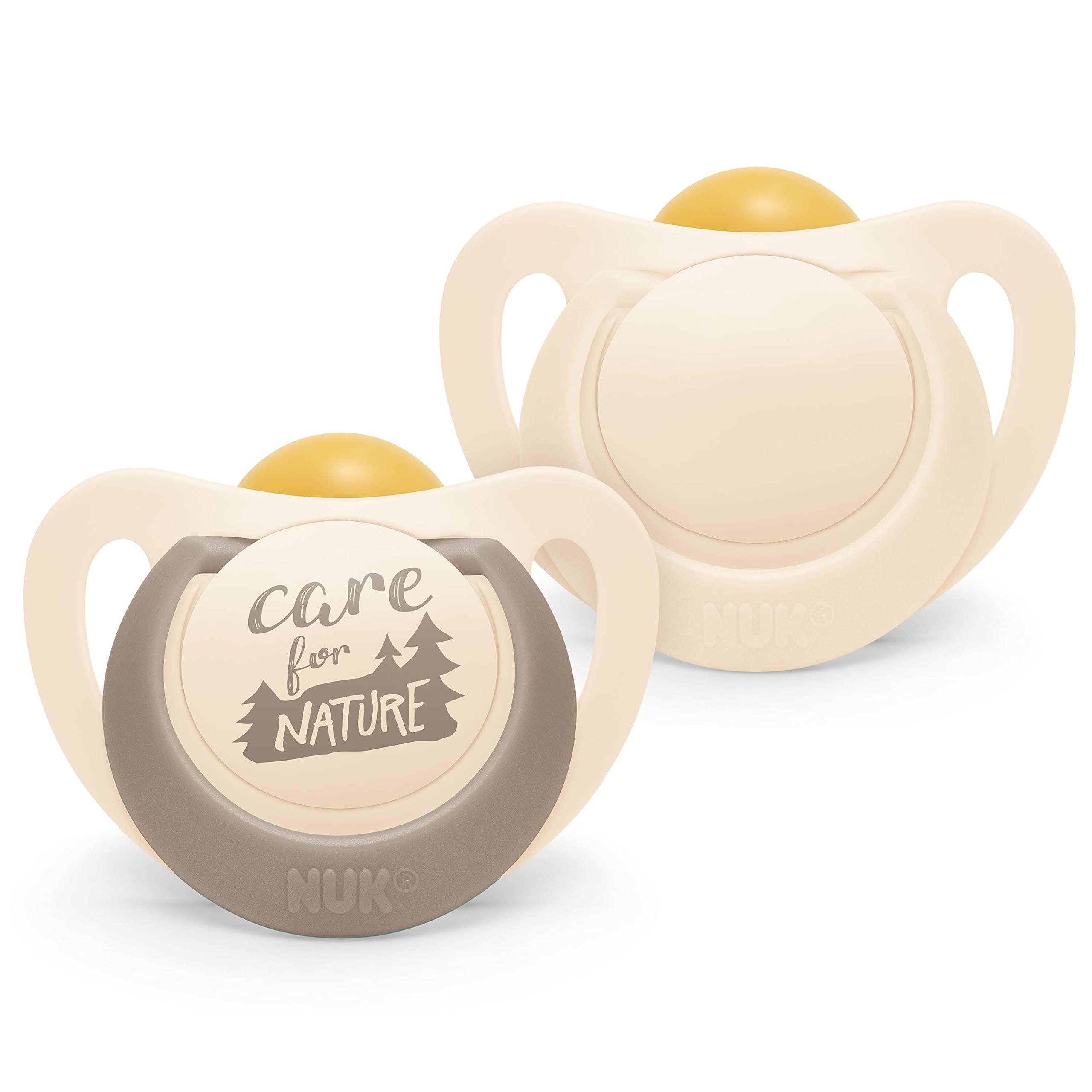 nuk-for-nature-babyschnuller-2er-set-0-6-monate-aus-ber-98-nat-rlichen-rohstoffe image 1
