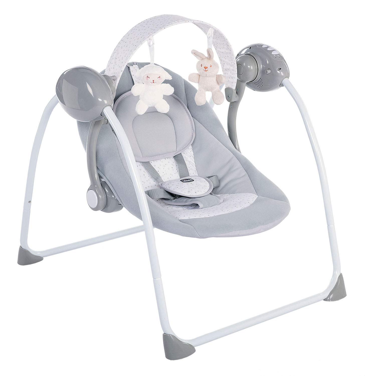 chicco-relax-play-elektronische-babywippe-0-monate-bis-9-kg-grau image 1