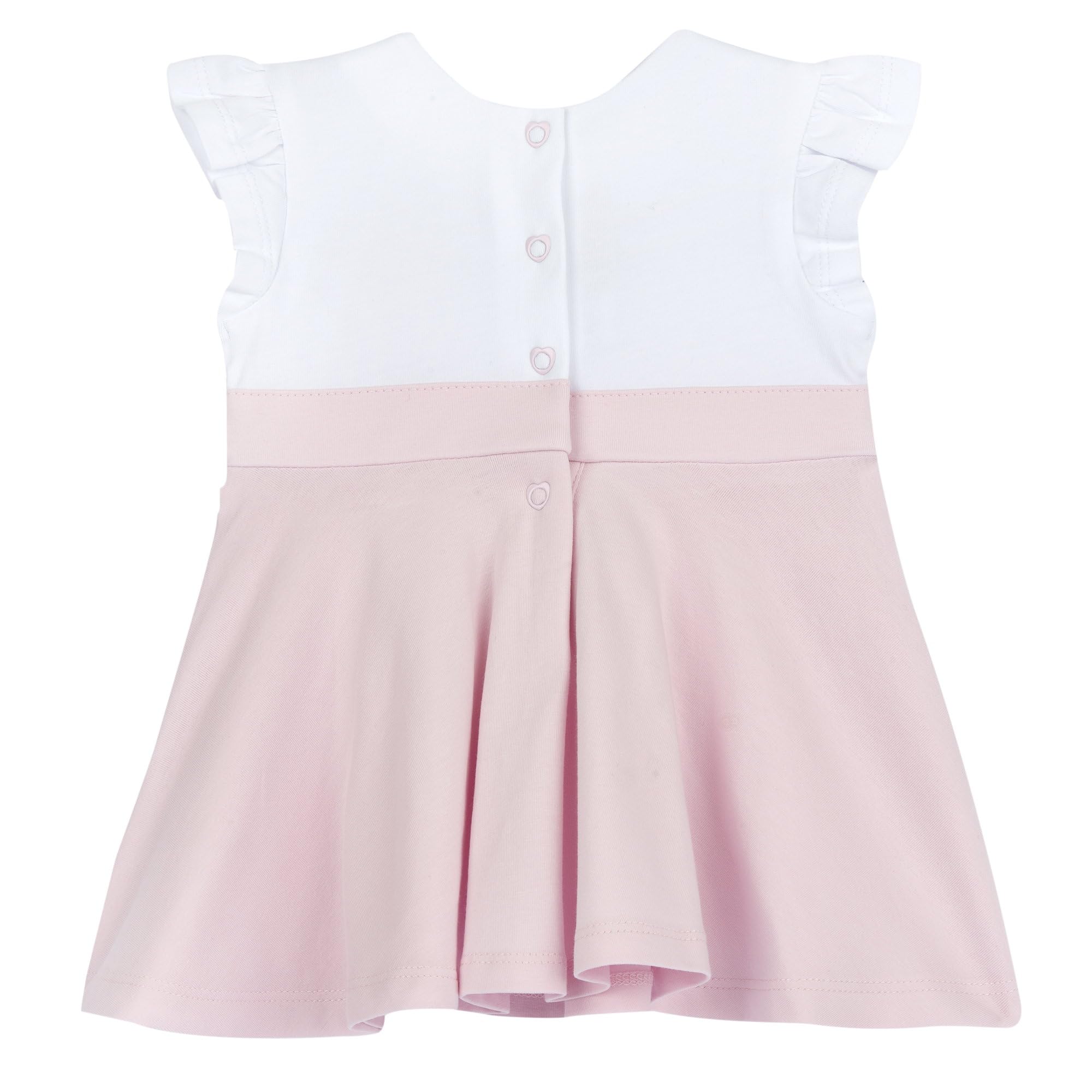 chicco-m-dchen-kleid-kurzarm-leichte-baumwolle-festkleid-designed-in-italy image 3