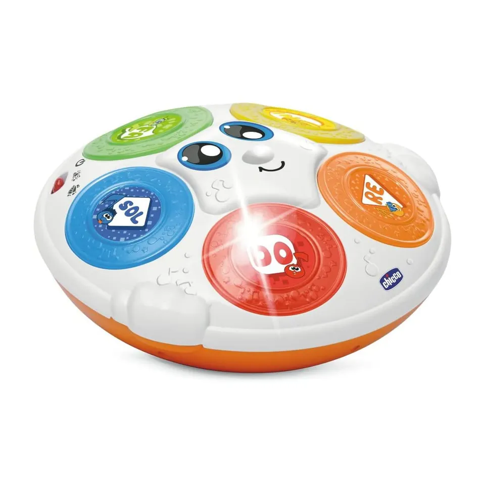 chicco-harry-the-drum-interaktive-kindertrommel-mit-2-spielmodi-5-tasten-lichter image 1