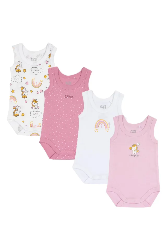 chicco-baby-body-m-dchen-4er-set-rmellos-0-3-monate-baumwolle image 1