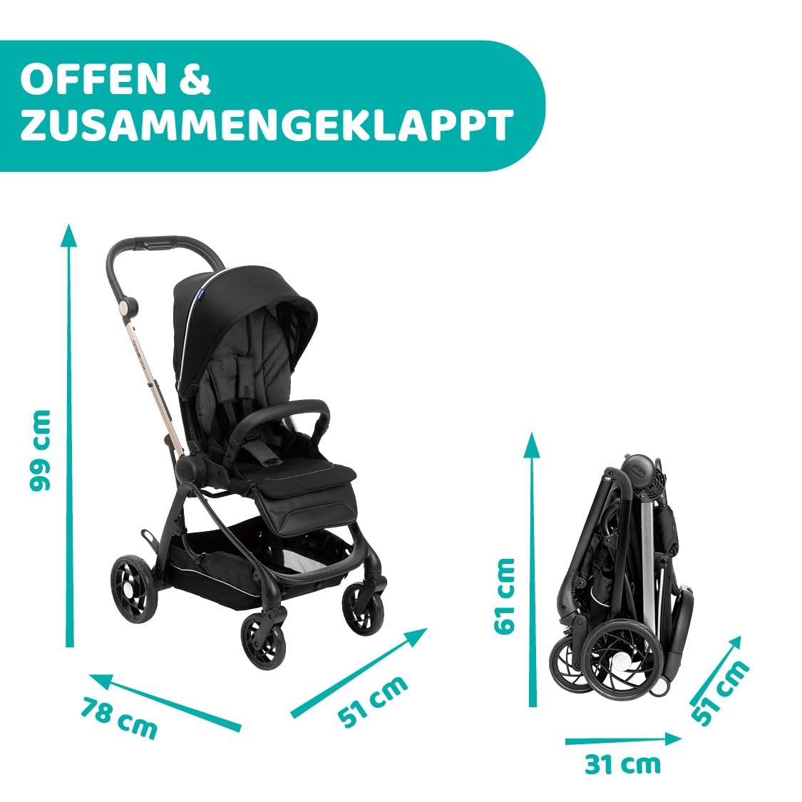 chicco-one4ever-leichter-und-kompakter-kinderwagen-0-monate-bis-4-jahre-bis-22-k image 4