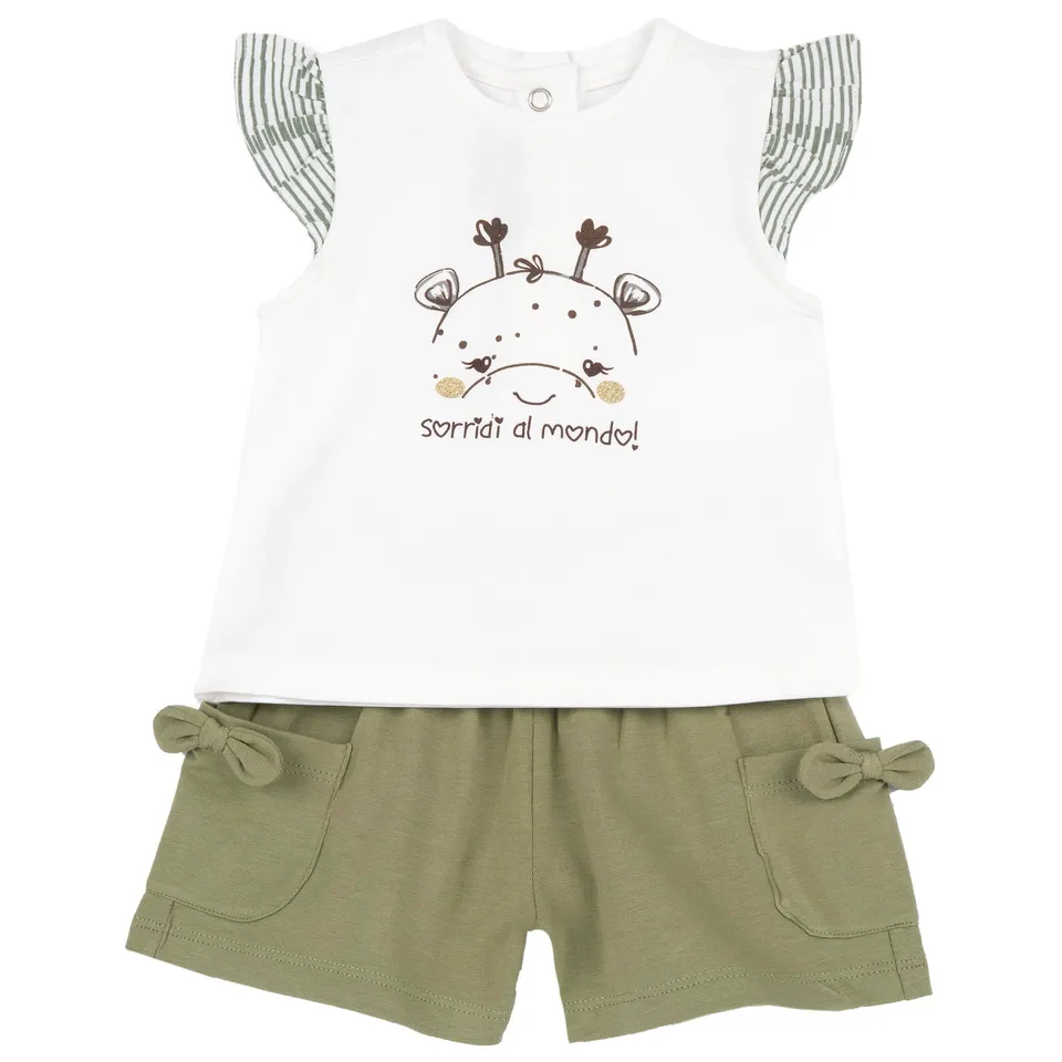 chicco-m-dchen-set-mit-t-shirt-und-shorts-designed-in-italy-gr-e-f-r-babys-und-k image 1