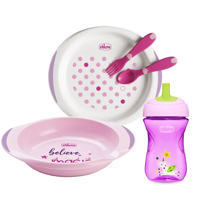 chicco-baby-geschirr-set-5-teiliges-geschirrset-f-r-essen-und-babynahrung-mit-tr image 1