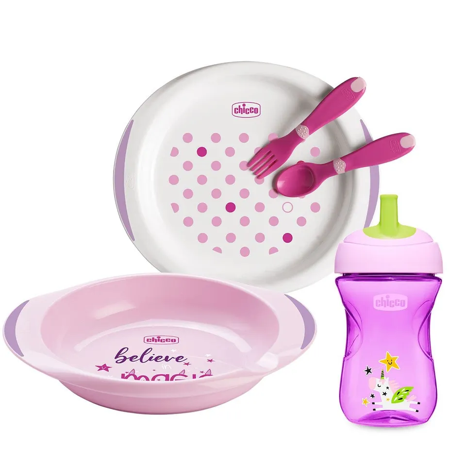chicco-baby-geschirr-set-5-teiliges-geschirrset-f-r-essen-und-babynahrung-mit-tr image 1
