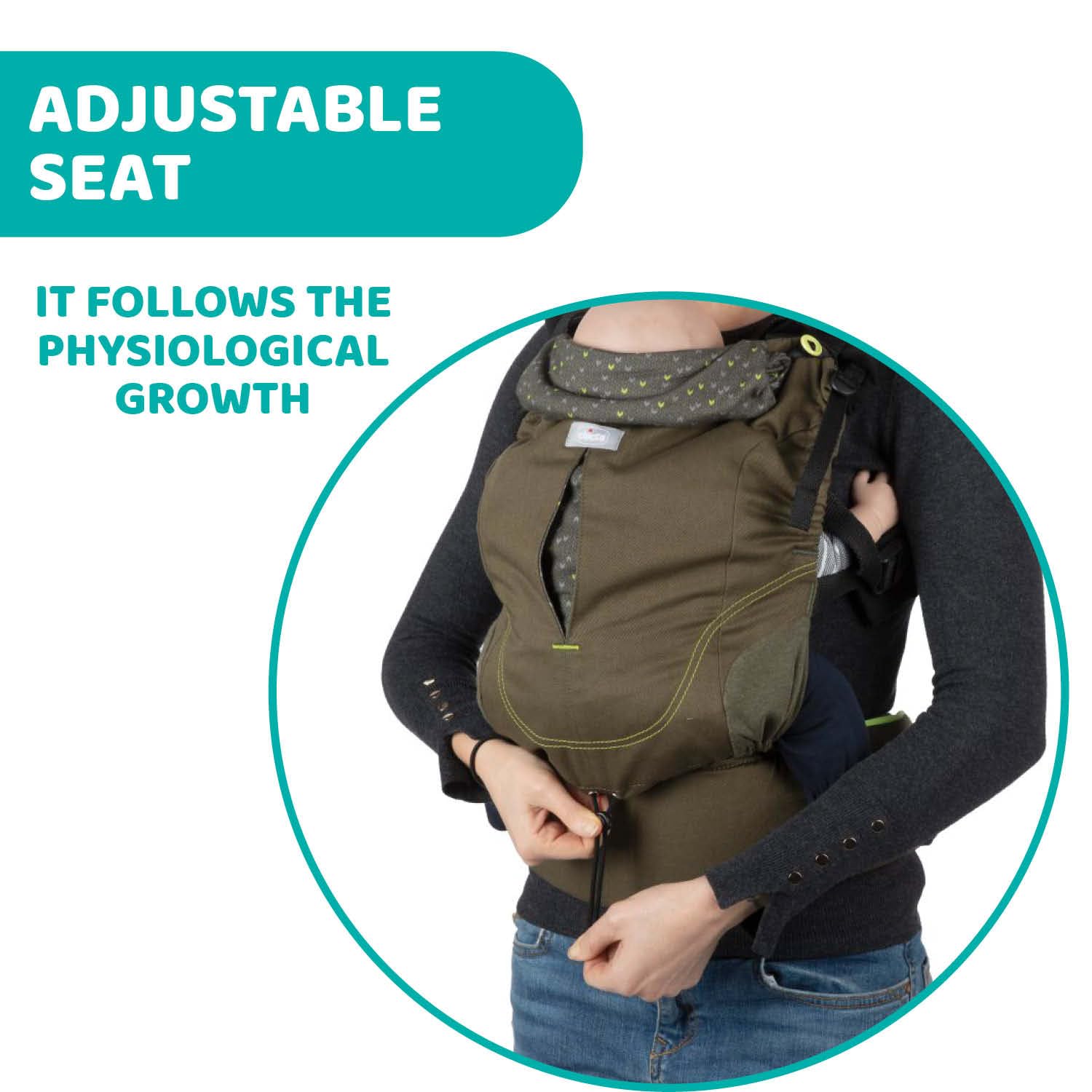 chicco-myamaki-fit-ergonomische-babytrage-baumwolle-leaf-von-geburt-bis-15-kg image 6