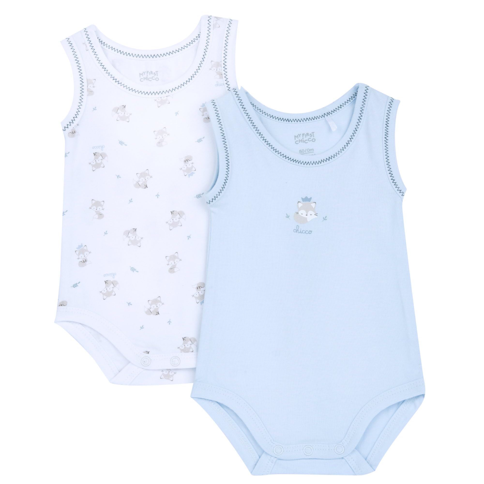 chicco-baby-body-set-ohne-rmel-aus-weicher-baumwolle-mit-praktischer-ffnung-gesc image 1