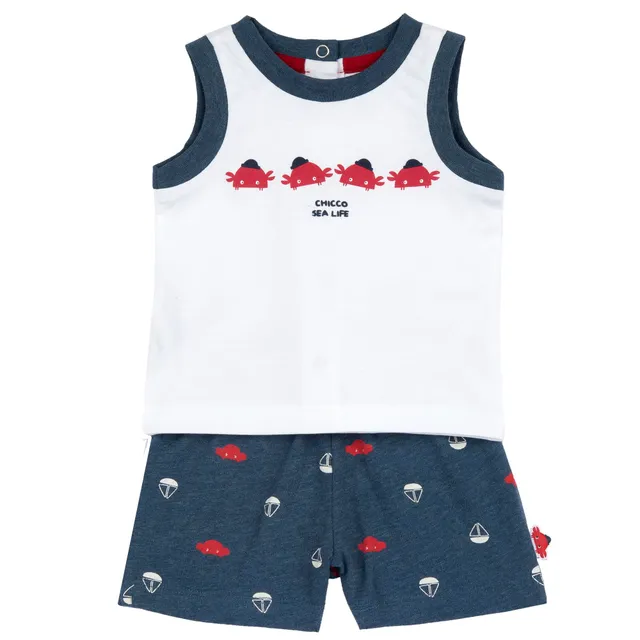 chicco-jungen-set-mit-unterhemd-und-shorts-designed-in-italy-3 image 1