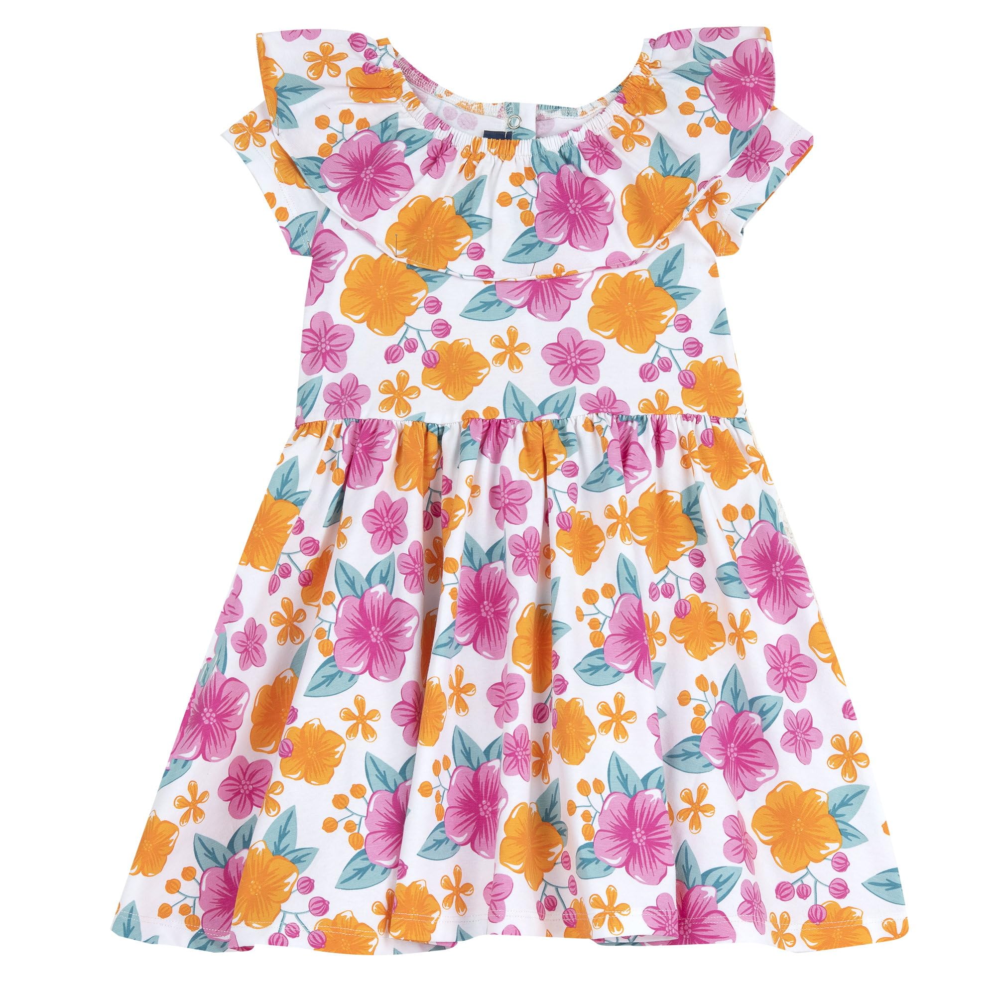 chicco-m-dchen-kurzarmkleid-aus-leichter-baumwolle-designed-in-italy-kinderbekle image 1