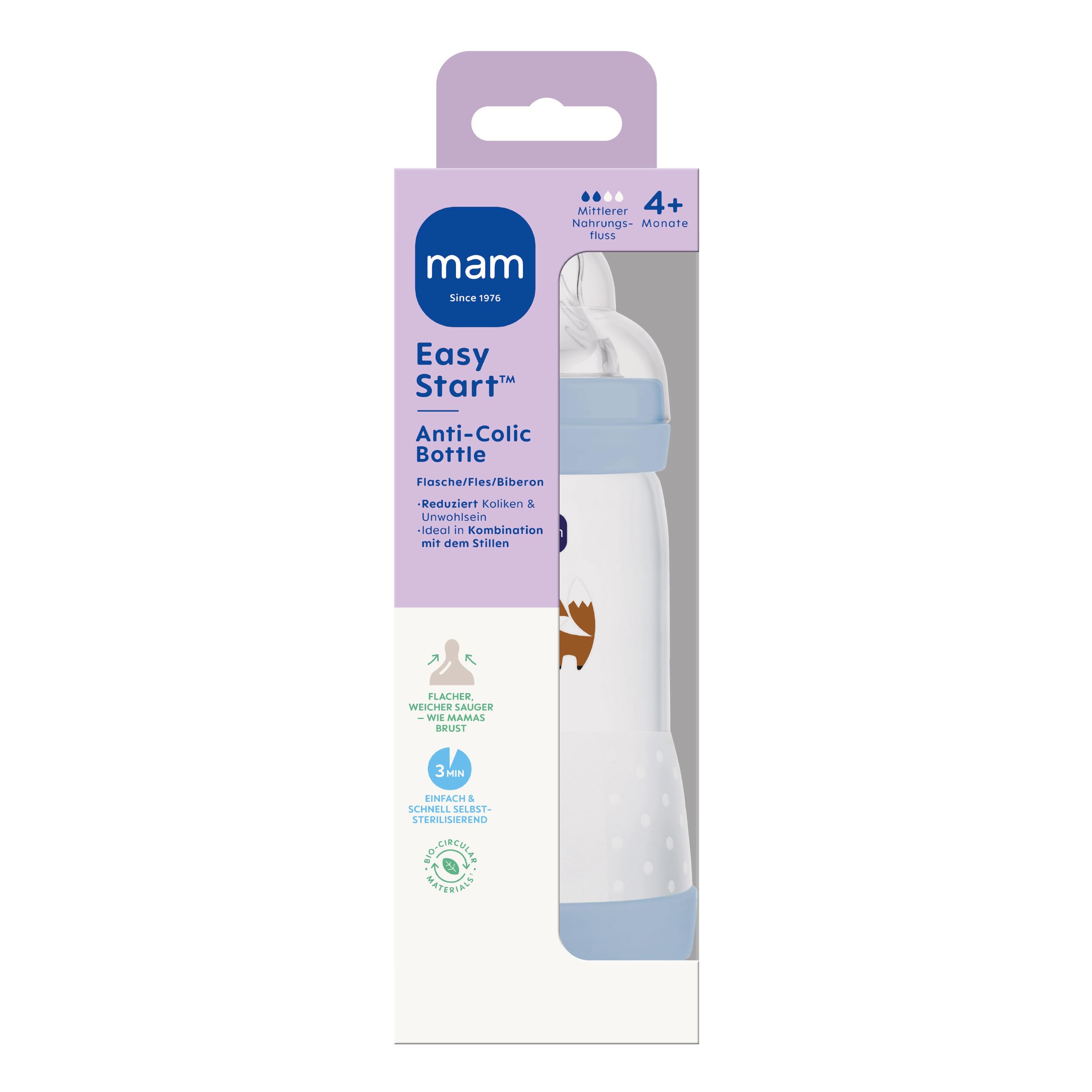 mam-easy-start-anti-colic-babyflasche-320-ml-gr-2-fuchs-selbst-sterilisierend-ab image 3