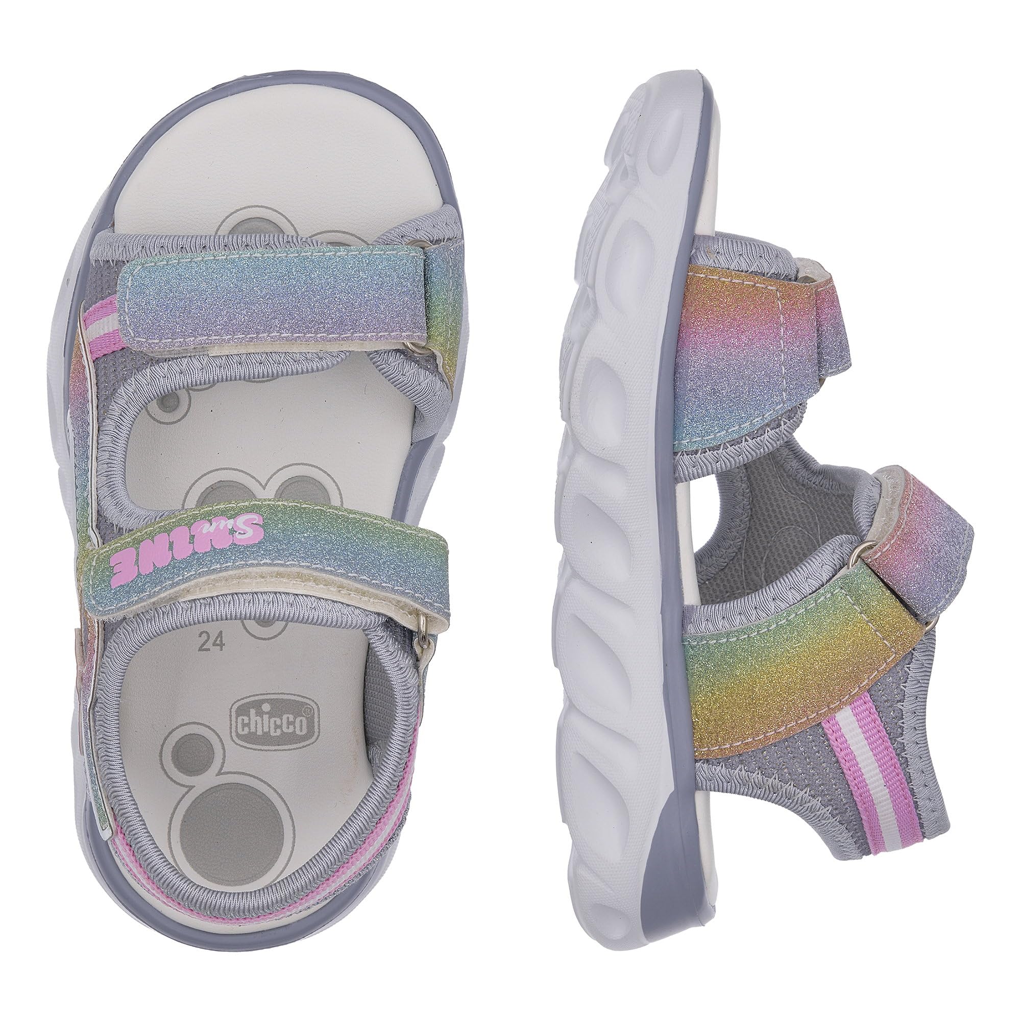 chicco-sandalen-m-dchen-schuhe-mit-lichtern-doppelter-klettverschluss-designed-i image 2