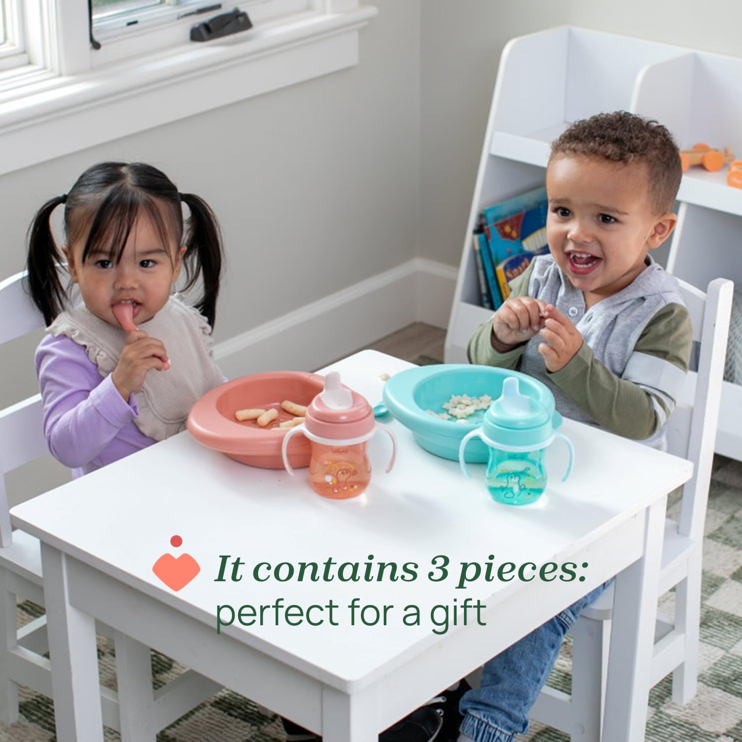 chicco-babynahrung-set-tasse-training-cup-erster-l-ffel-teller-hot-baby-brei-6-m image 6