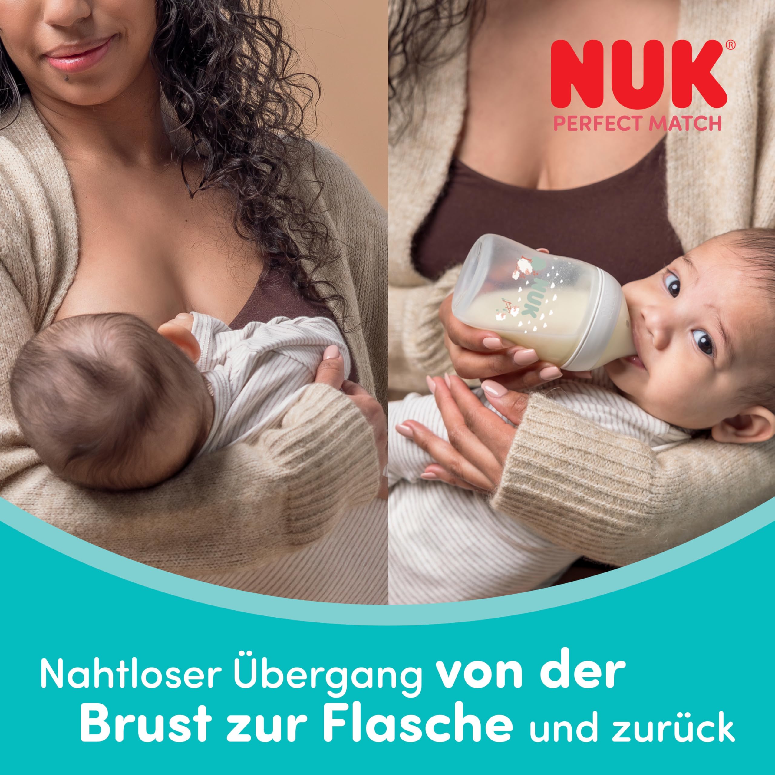 nuk-perfect-match-babyflasche-150-ml-anti-kolik-0-monate-affe image 4