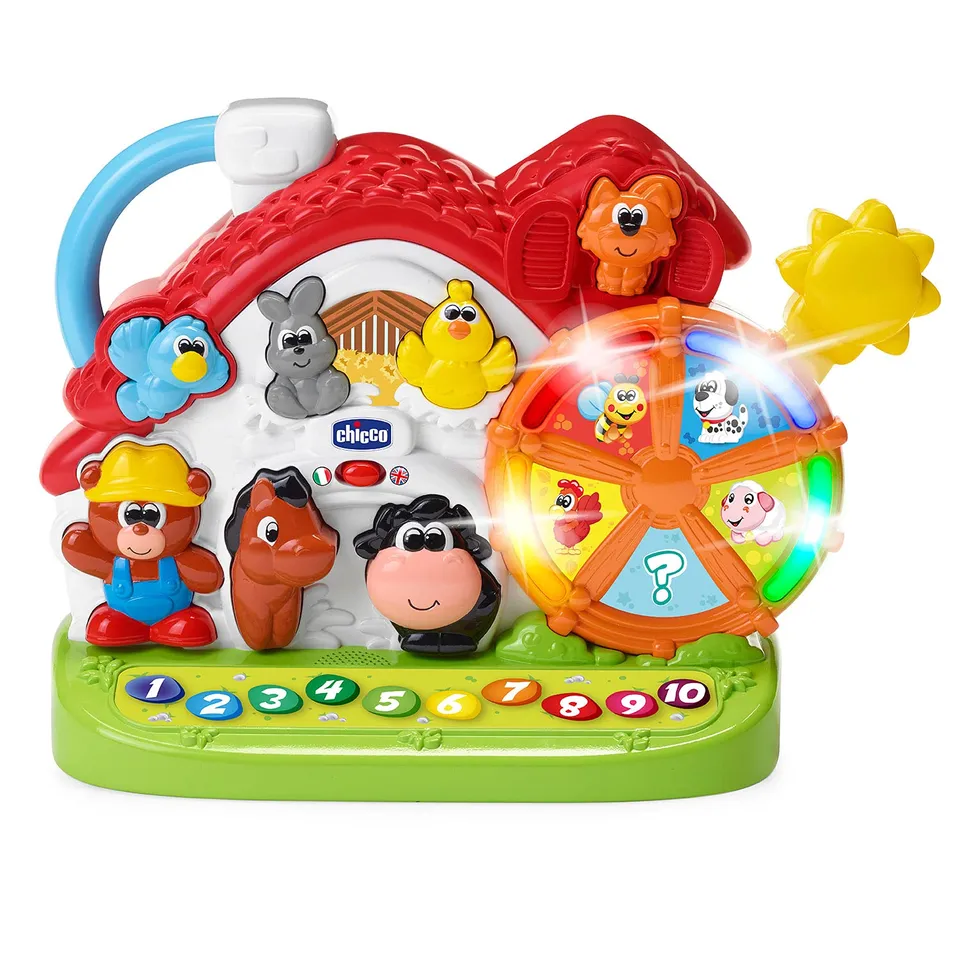 chicco-sprechender-bauernhof-bilinguales-deutsch-englisch-aktivspielzeug-f-r-kin image 1