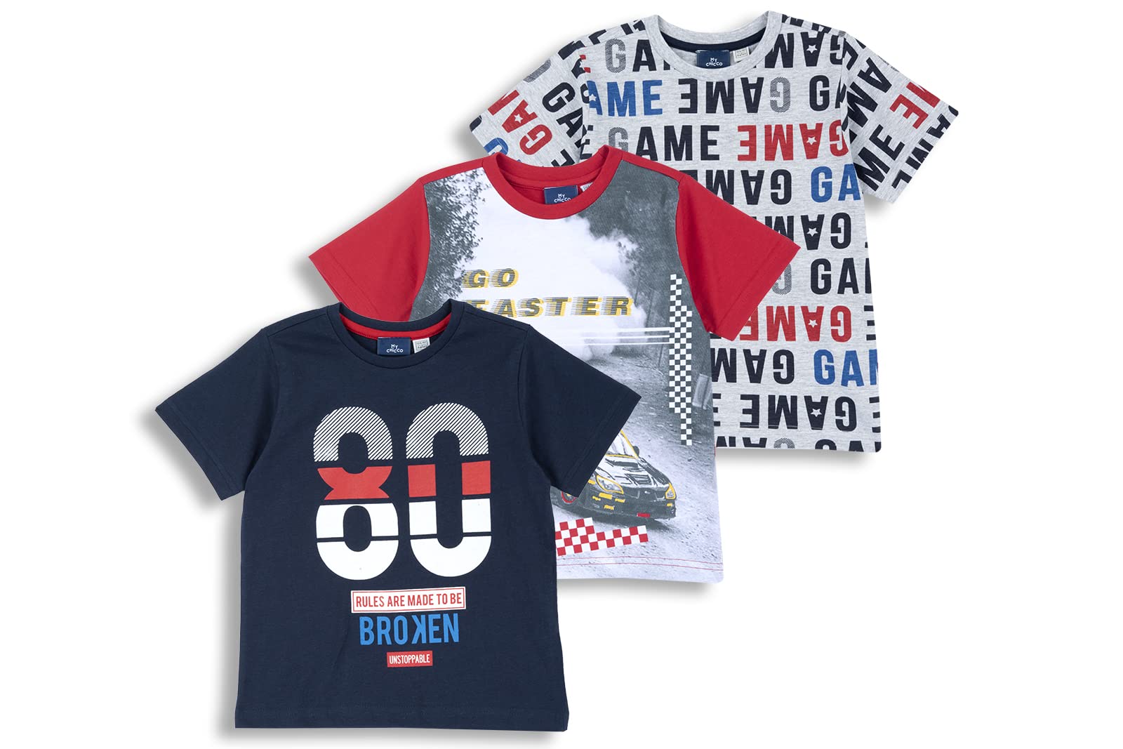 chicco-kinder-t-shirt-3er-set-kurzarm-100-baumwolle image 7