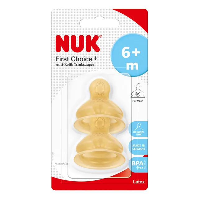 nuk-first-choice-latex-trinksauger-gr-e-2-6-monate-m-f-r-milch-2-st-ck image 1