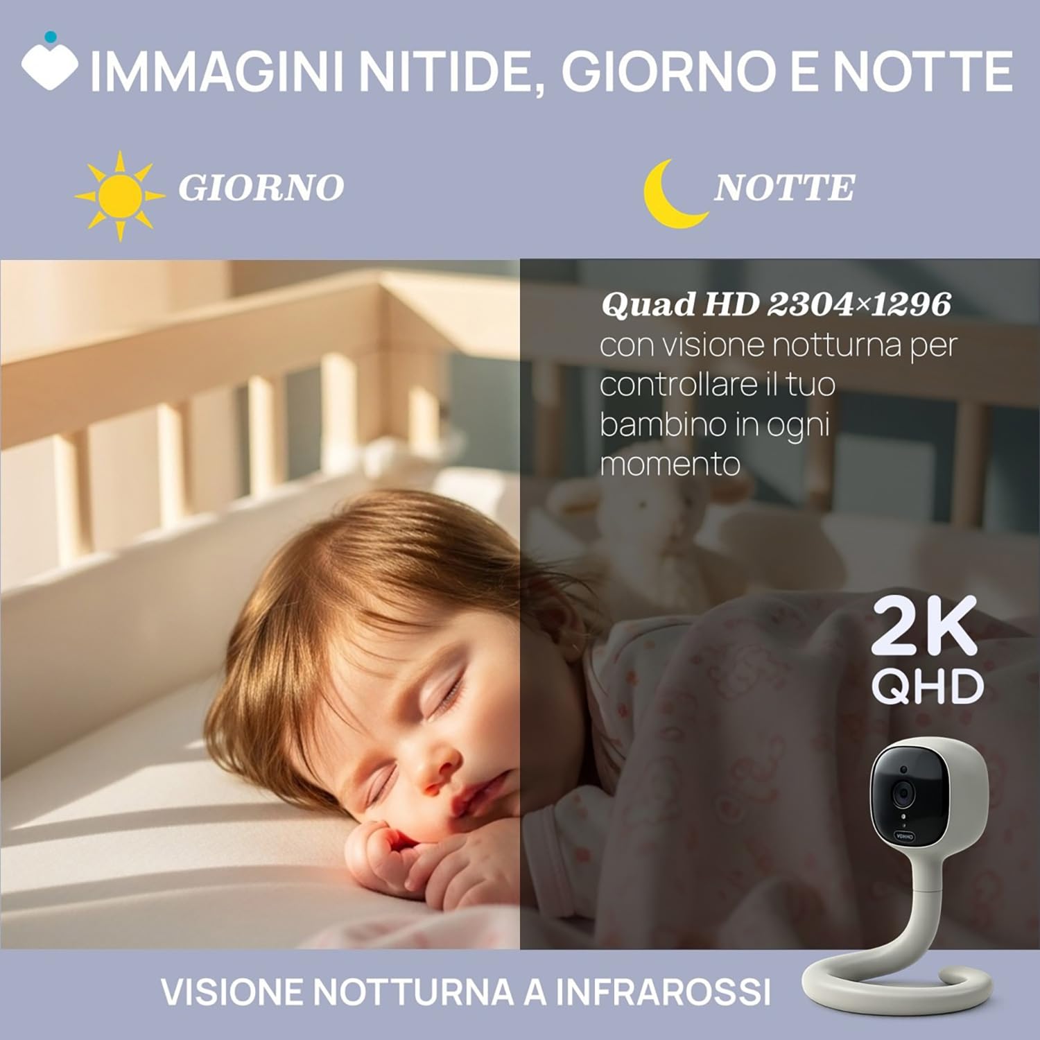 chicco-video-babyphone-wi-fi-smart-ai-2k-uhd-kamera-infrarot-nachtsicht-app-smar image 3