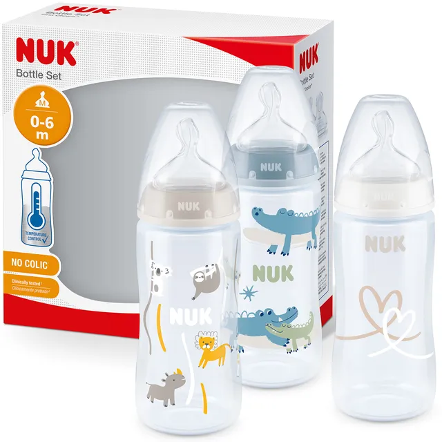 nuk-first-choice-babyflasche-im-set-3-x-300-ml-0-6-monate-temperature-control-an image 1