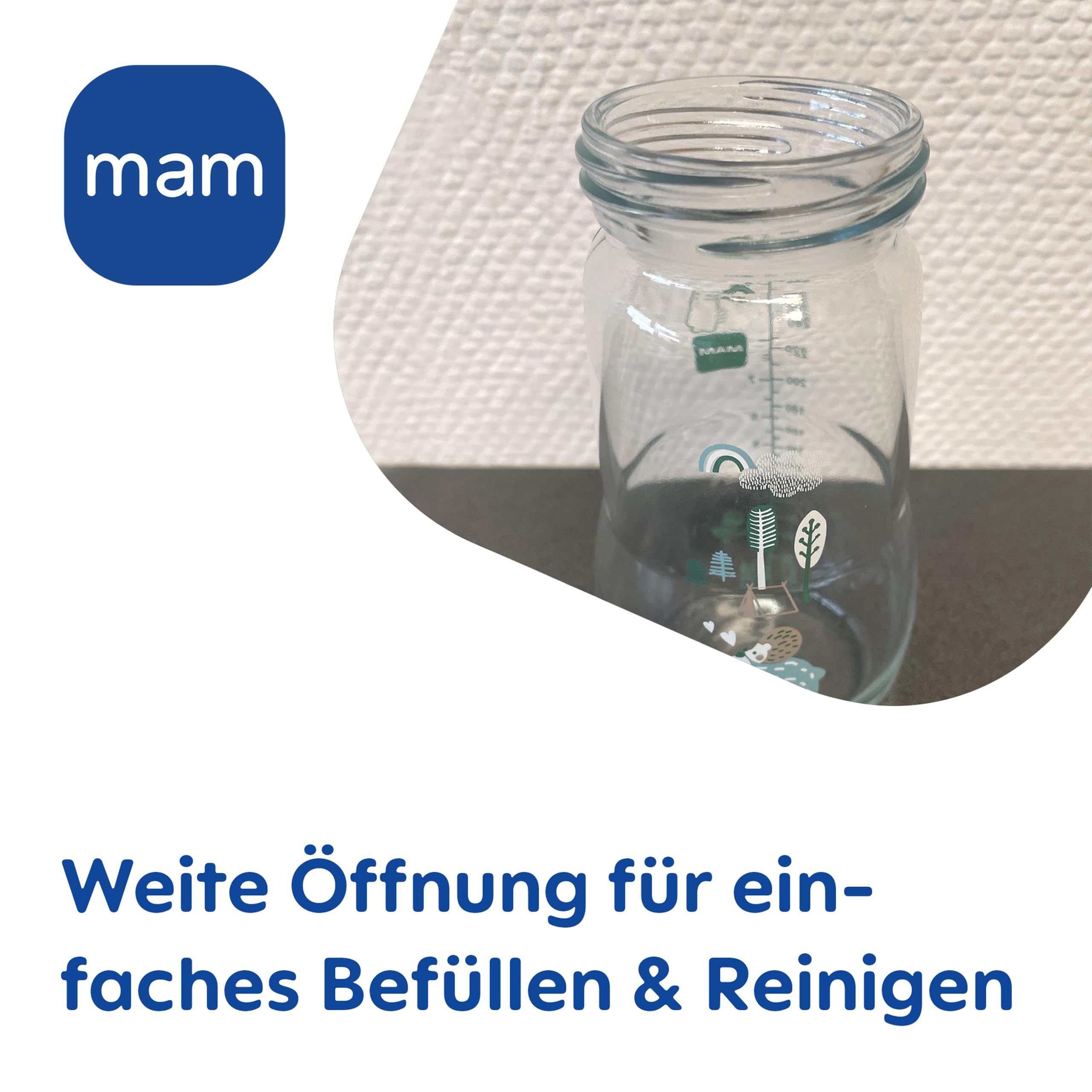 mam-feel-good-glass-bottle-geschenk-set-3-glasflaschen-1-schnuller-0-monate-beig image 7