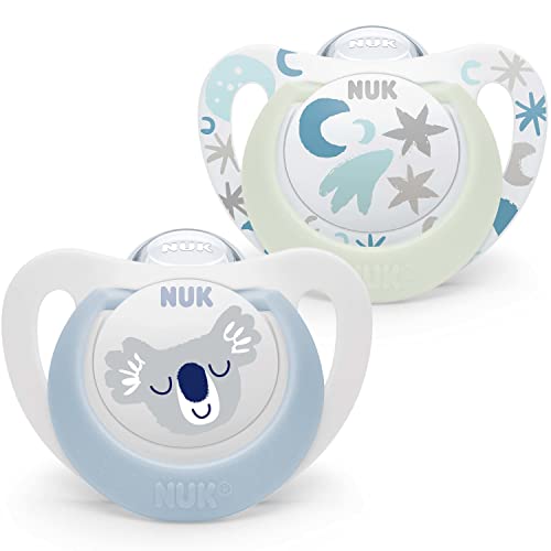 nuk-star-day-night-babyschnuller-0-6-monate-silikon-blue-koala-2-st-ck image 8