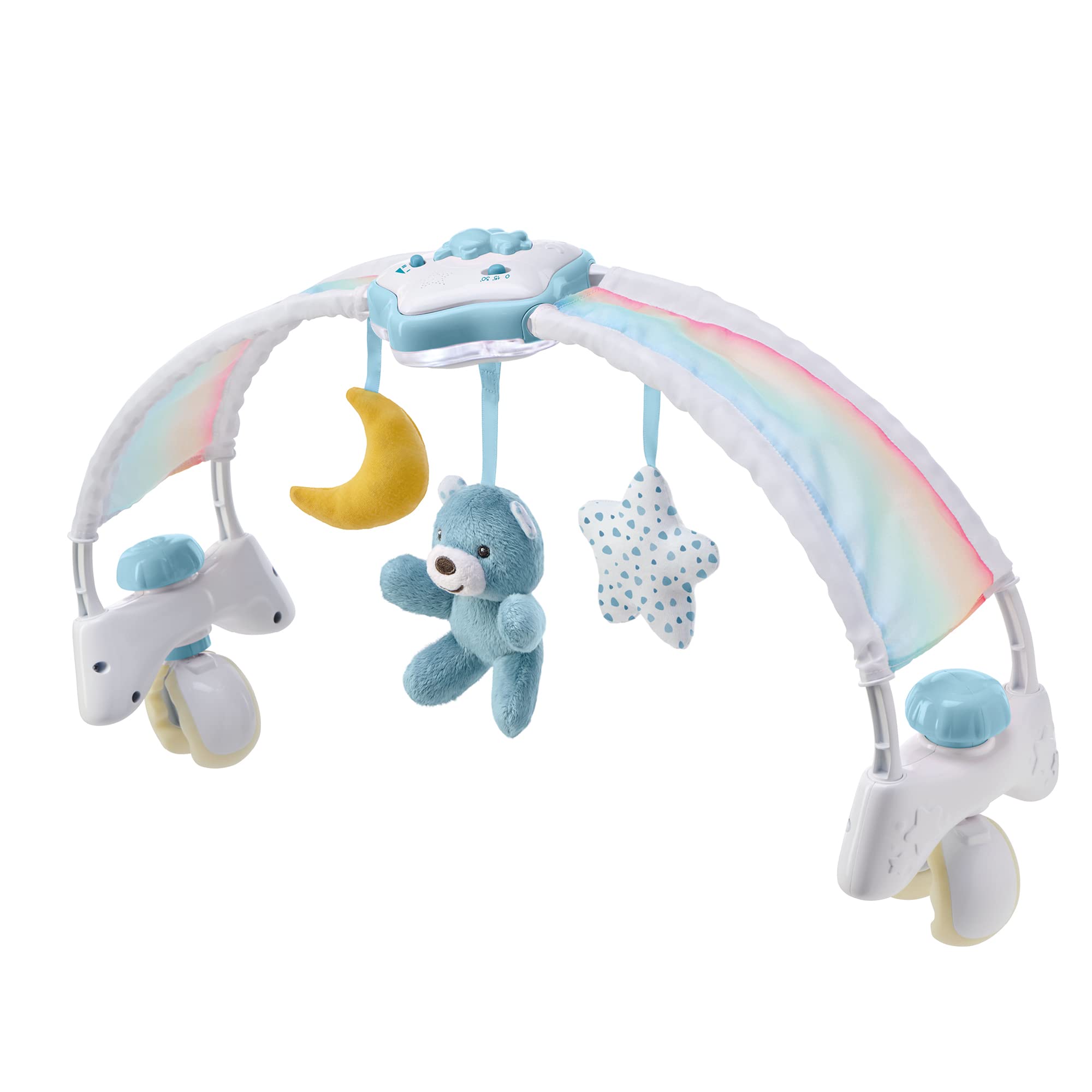 chicco-regenbogen-spielbogen-2in1-f-r-next2me-beistellbett-0-monate-mit-nachtlic image 2