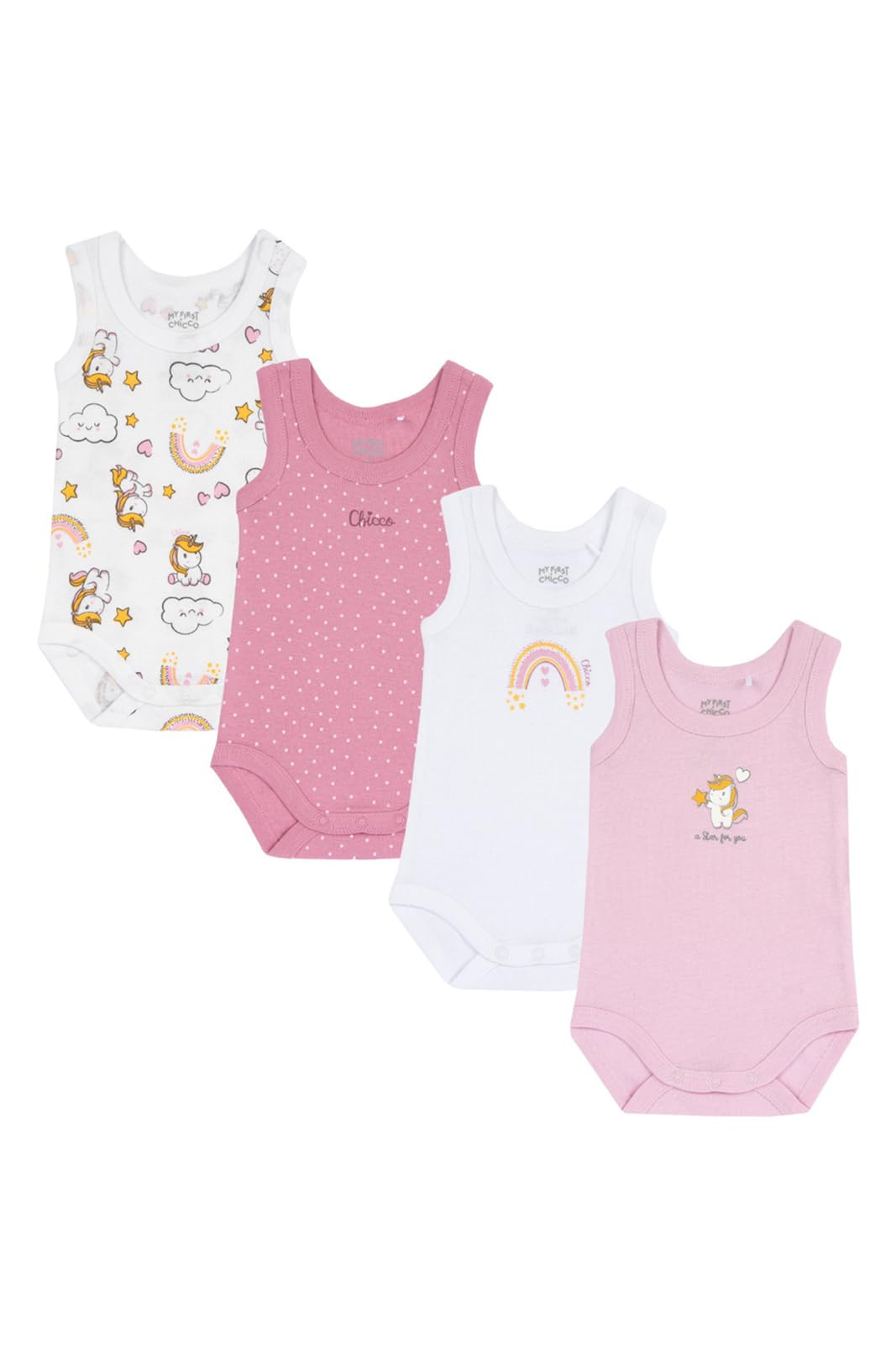 chicco-baby-body-m-dchen-4er-set-rmellos-0-3-monate-baumwolle image 1