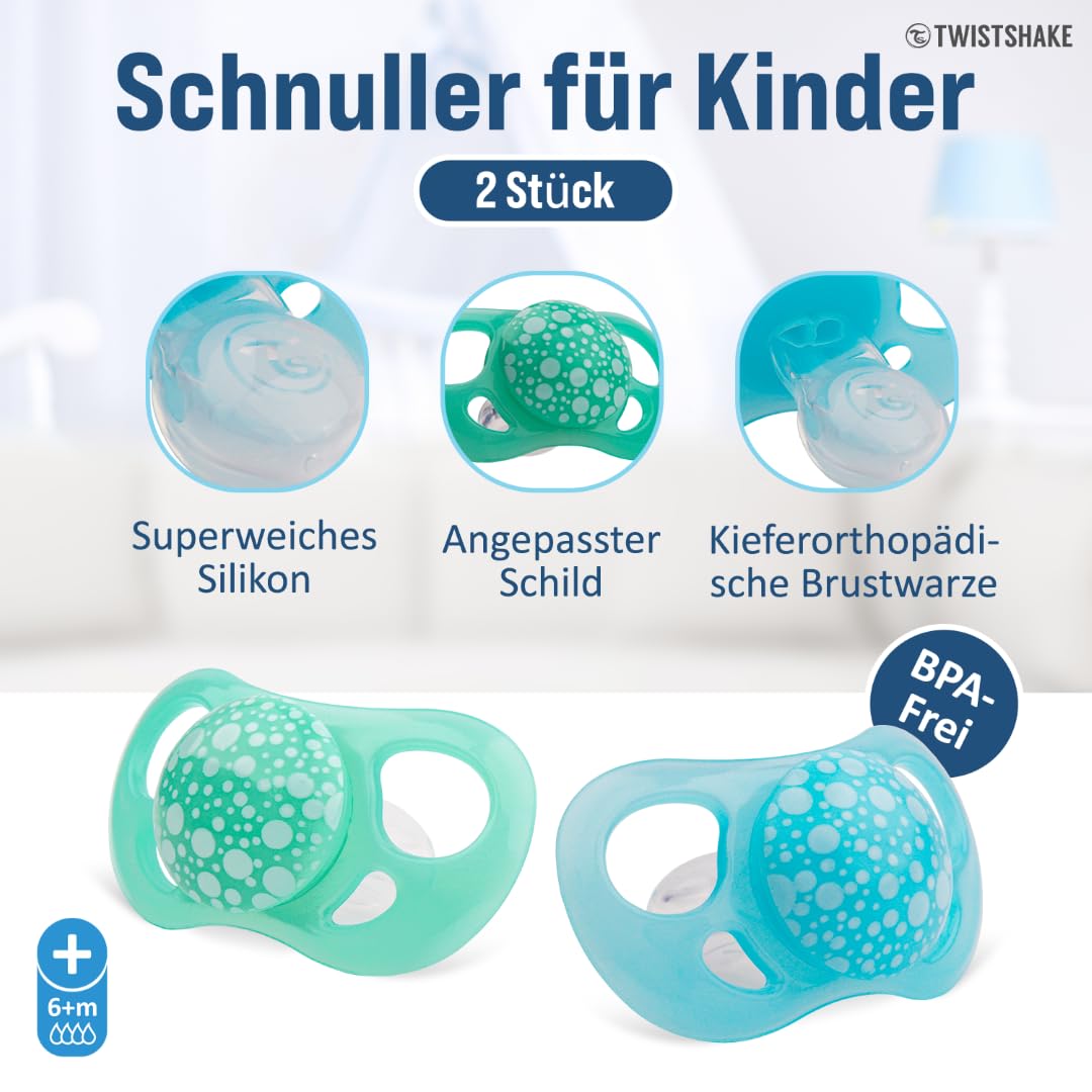 twistshake-baby-schnuller-0-6-monate-2er-pack-blau-gr-n-silikon-bpa-frei image 3