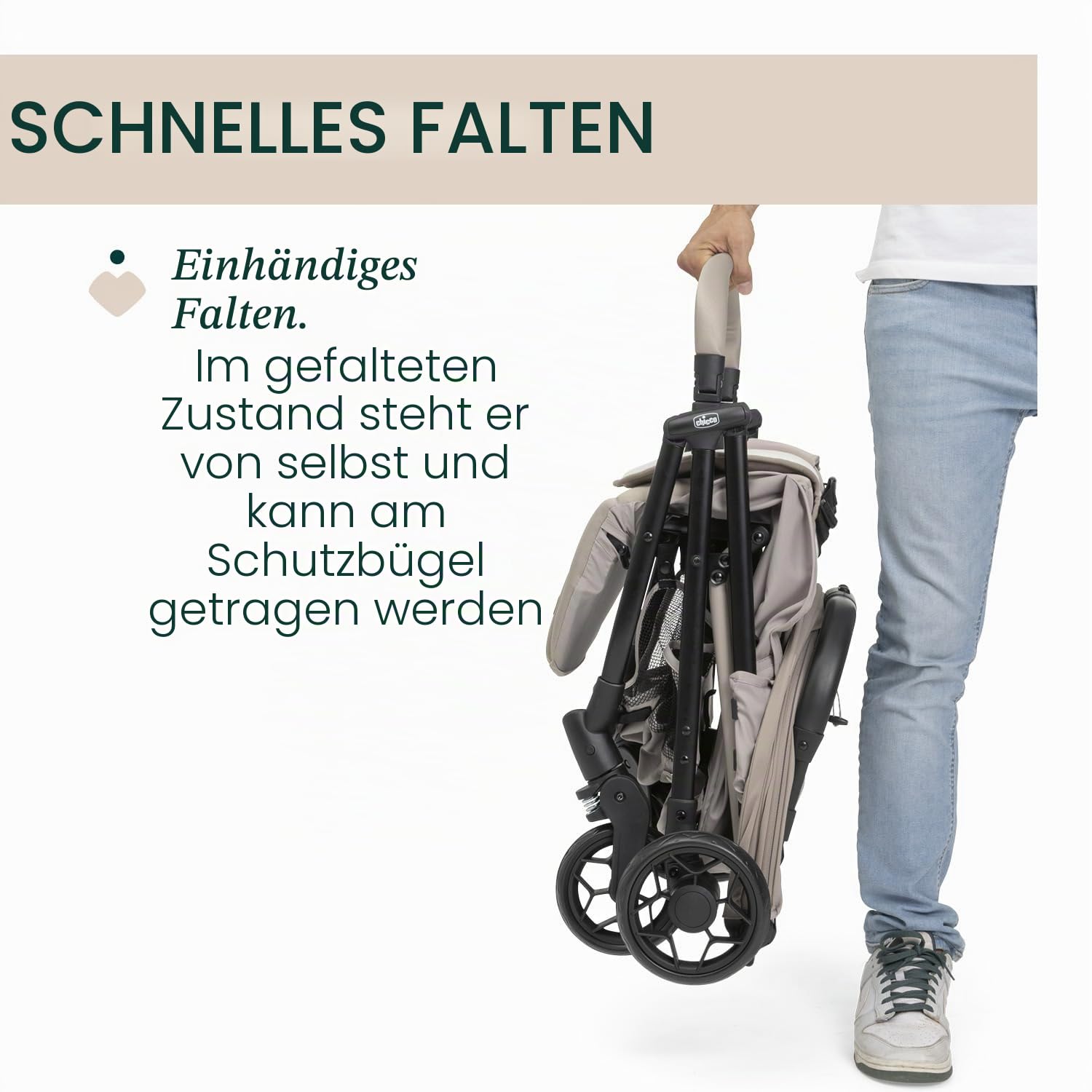 chicco-kinderwagen-taormina-ab-geburt-bis-22-kg-zusammenklappbar-beige image 6