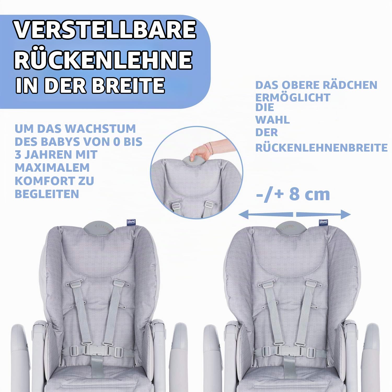 chicco-polly2start-hochstuhl-ab-geburt-bis-3-jahre-15-kg image 2