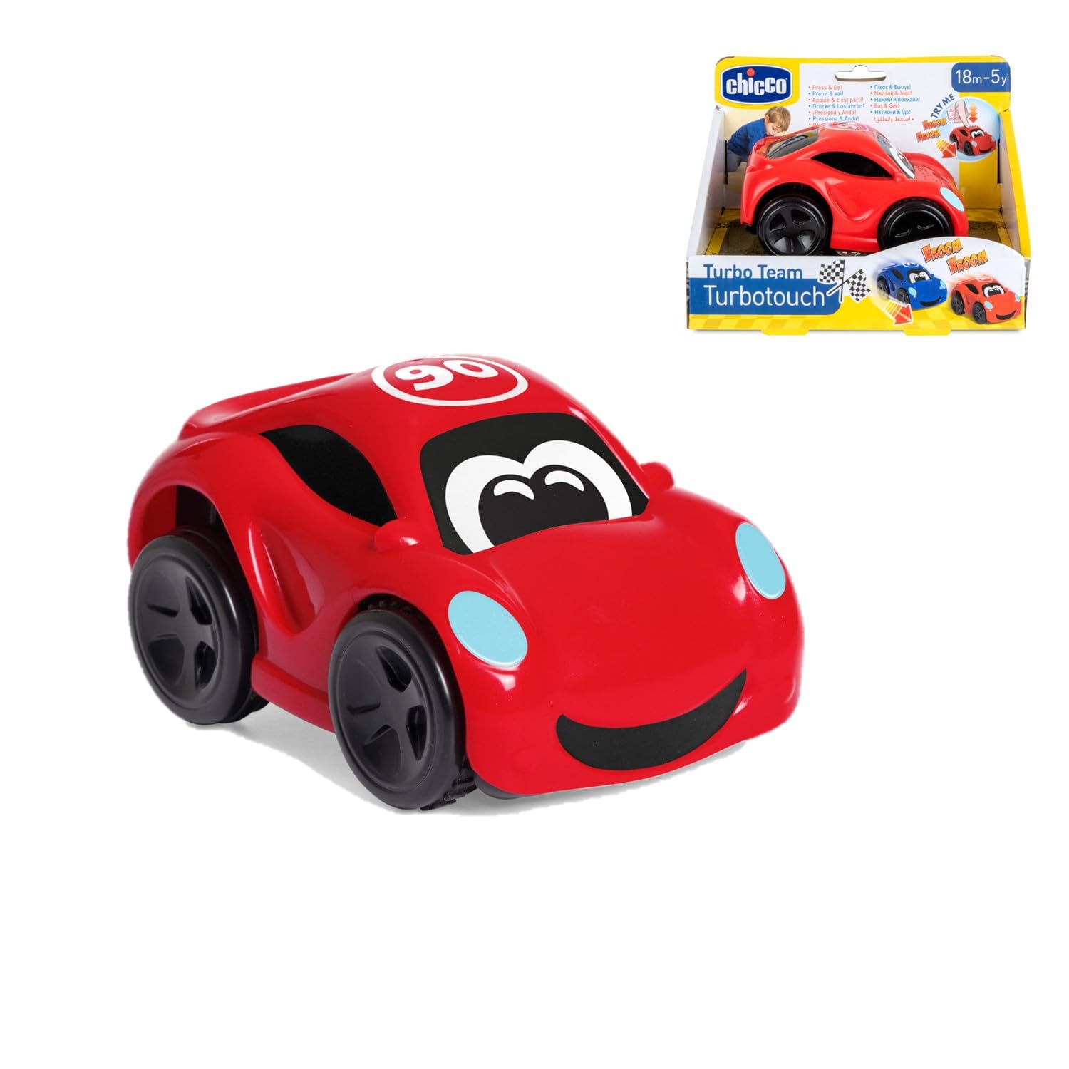chicco-vespa-mini-rennauto-turbo-touch-gelb-r-ckzug image 5