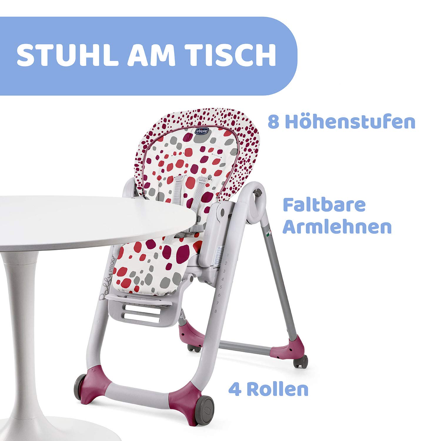 chicco-polly-progres5-verstellbarer-hochstuhl-ab-geburt-bis-3-jahre-15-kg-5-in-1 image 7