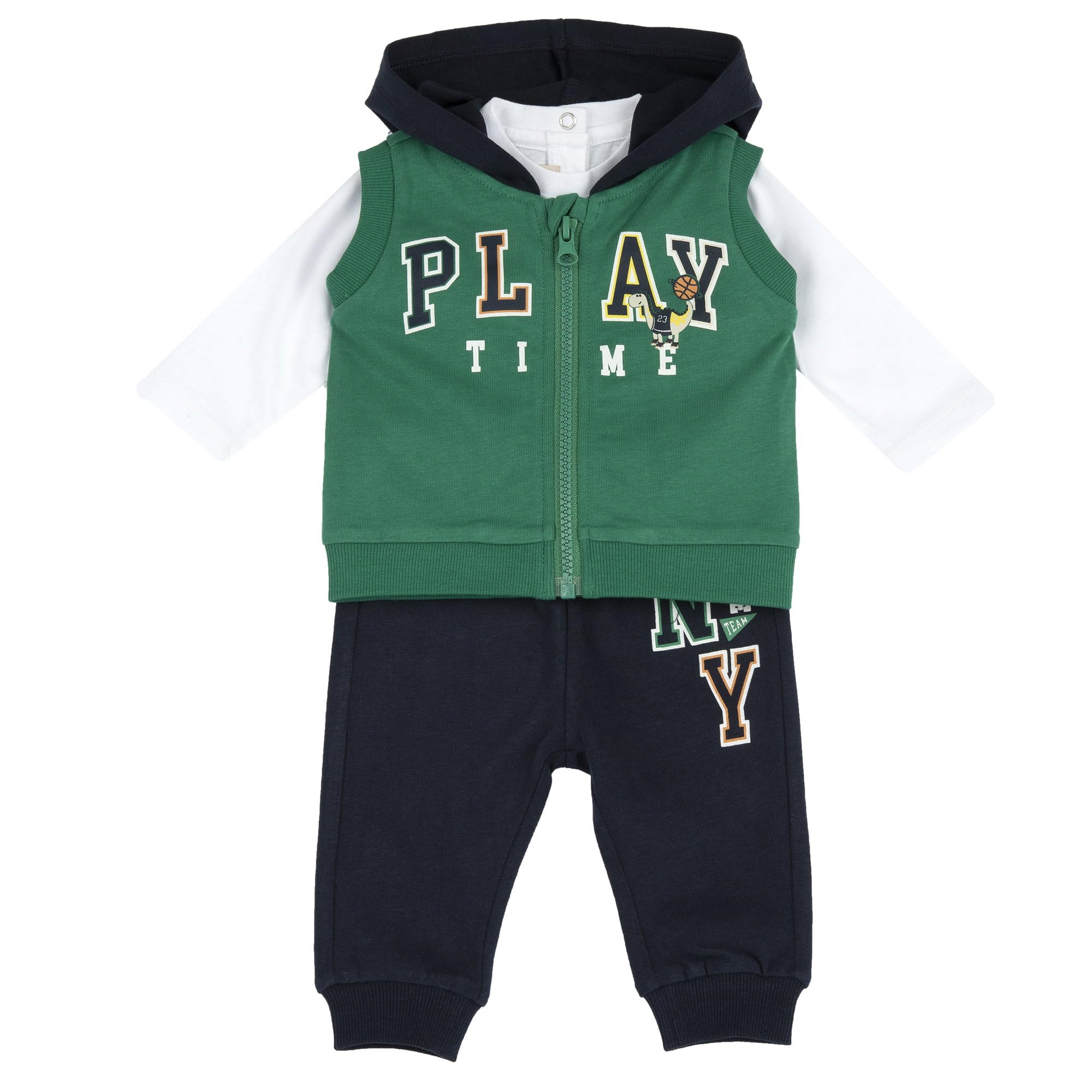chicco-jungen-und-baby-set-mit-t-shirt-und-hose-kinderbekleidung-designed-in-ita image 1