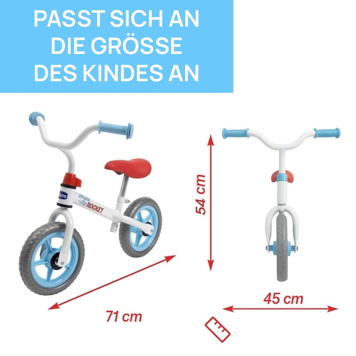 chicco-balance-bike-bright-rocket-pedalfreies-kinderfahrrad-2-5-jahre-bis-25-kg- image 2