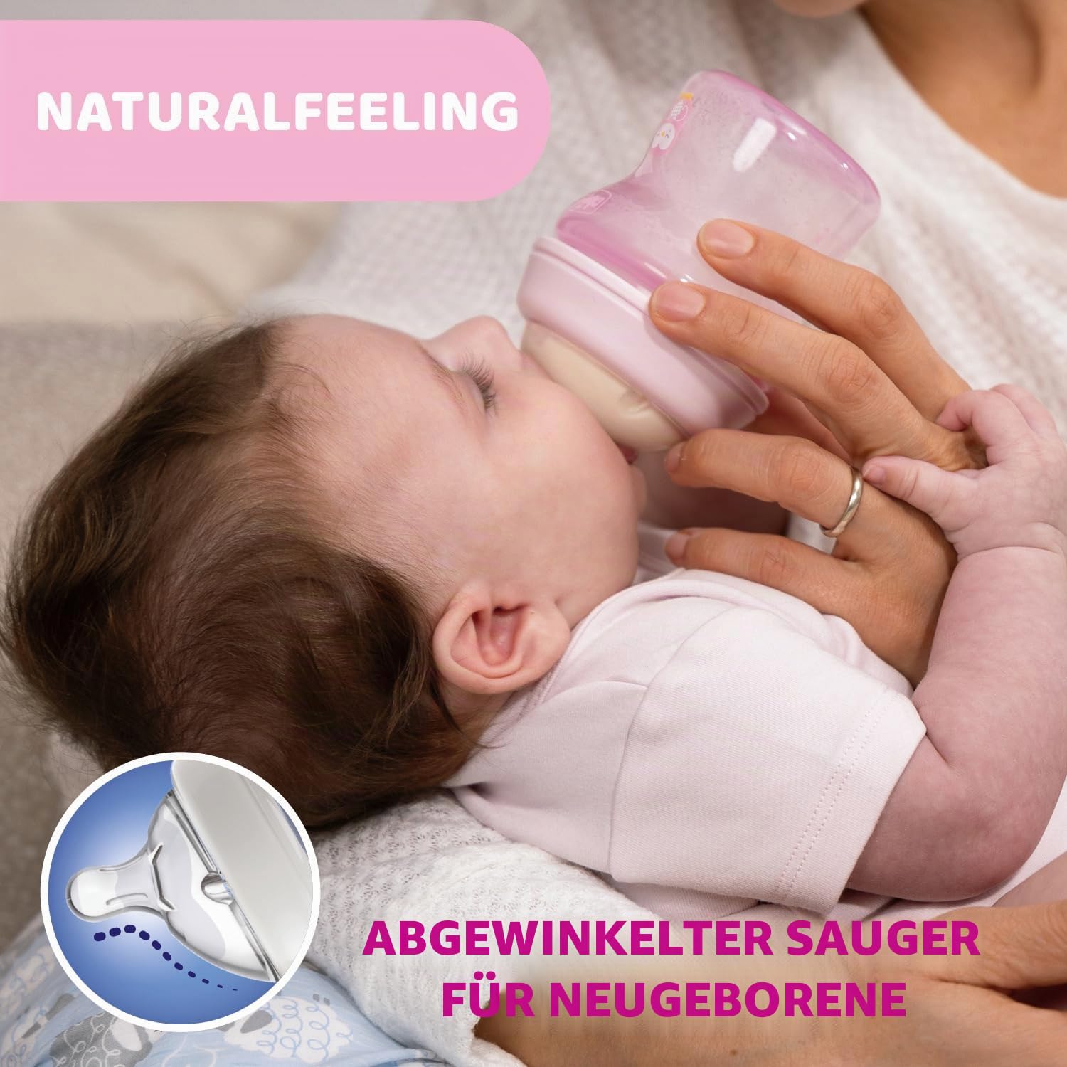 chicco-natural-feeling-anti-kolik-glasflasche-0-monate-150-ml image 2