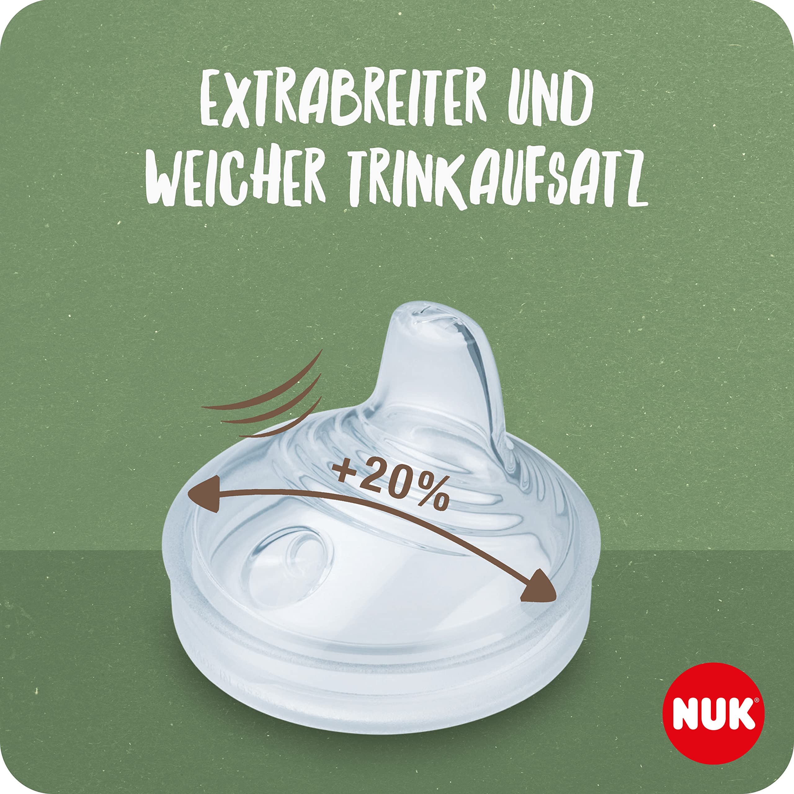 nuk-for-nature-trinklernbecher-150-ml-gr-n-6-18-monate-mit-griffen image 2