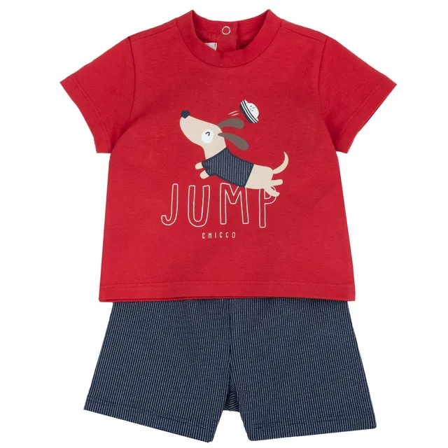 chicco-jungen-set-mit-t-shirt-und-shorts-aus-weichem-stoff-designed-in-italy-5 image 1