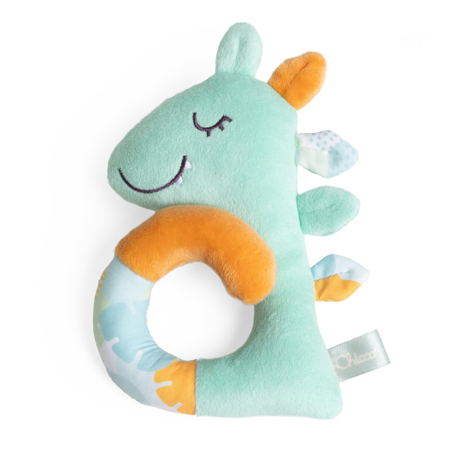 chicco-soft-rassel-dinosaurier-leichte-babyspielzeug-rassel-aus-100-recyceltem-p image 2