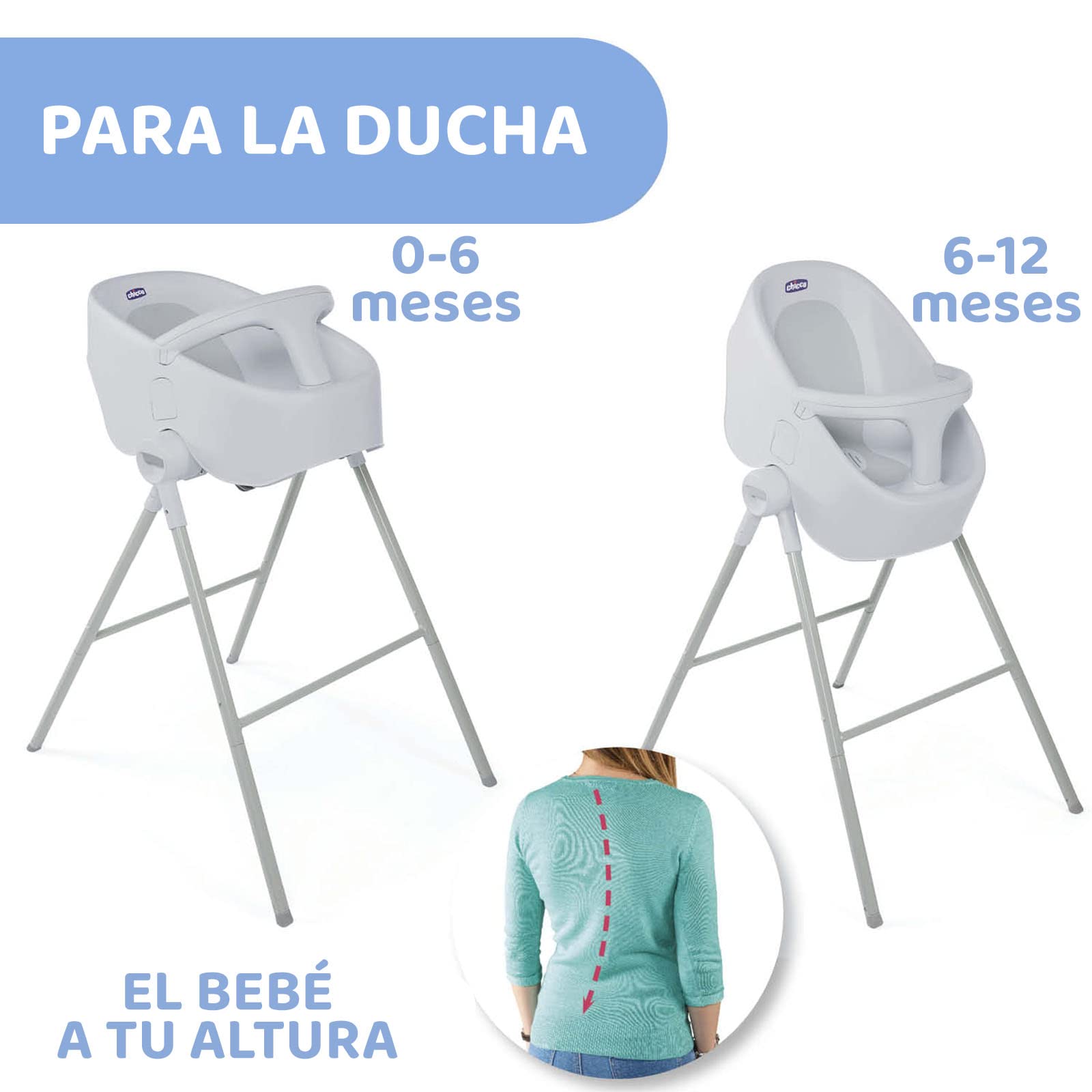 chicco-bubble-nest-dusch-wannensitz-grau-wandelbare-baby-duschliege-ab-geburt-bi image 4
