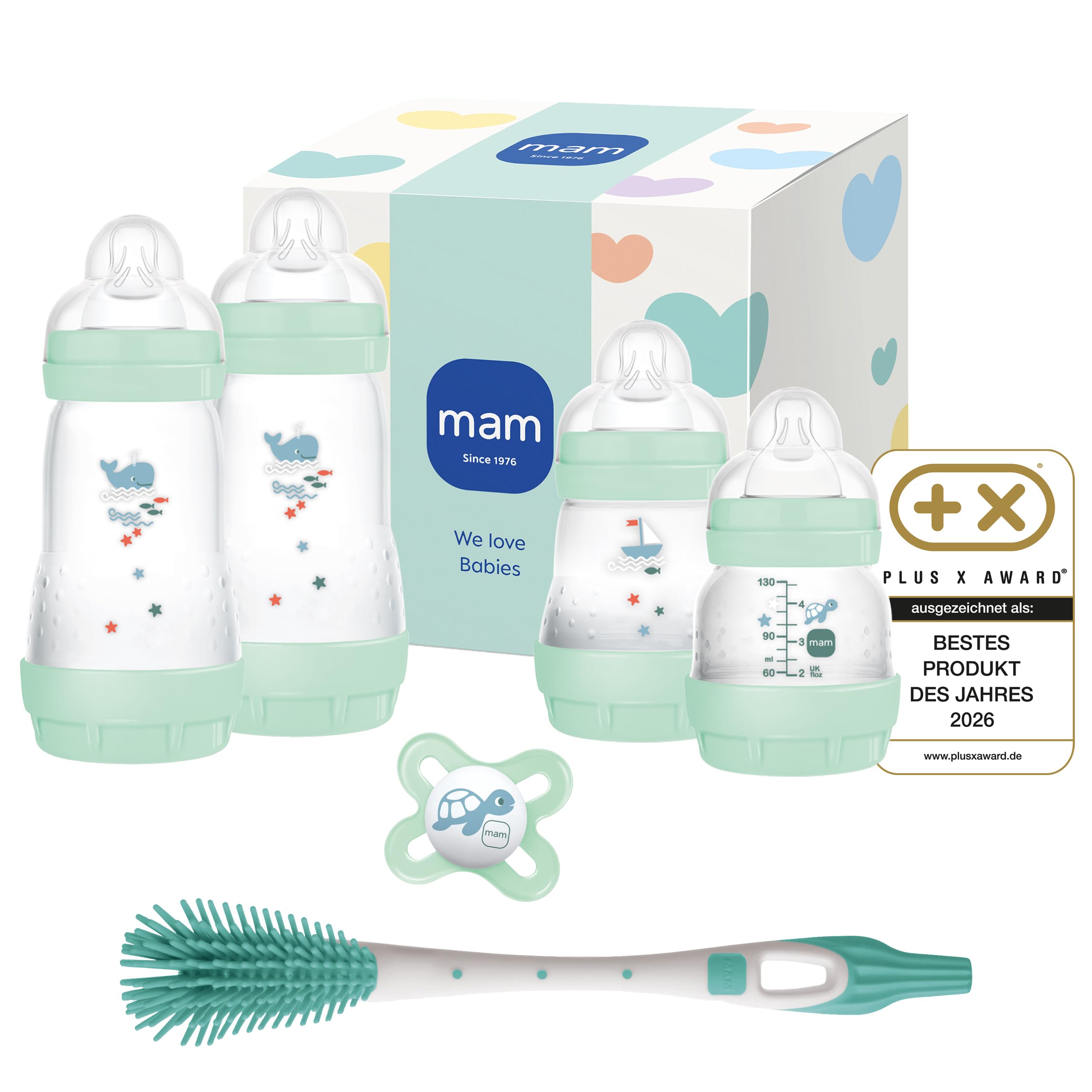 mam-easy-start-anti-colic-neugeborenen-set-4-babyflaschen-1-schnuller-und-1-soft image 1