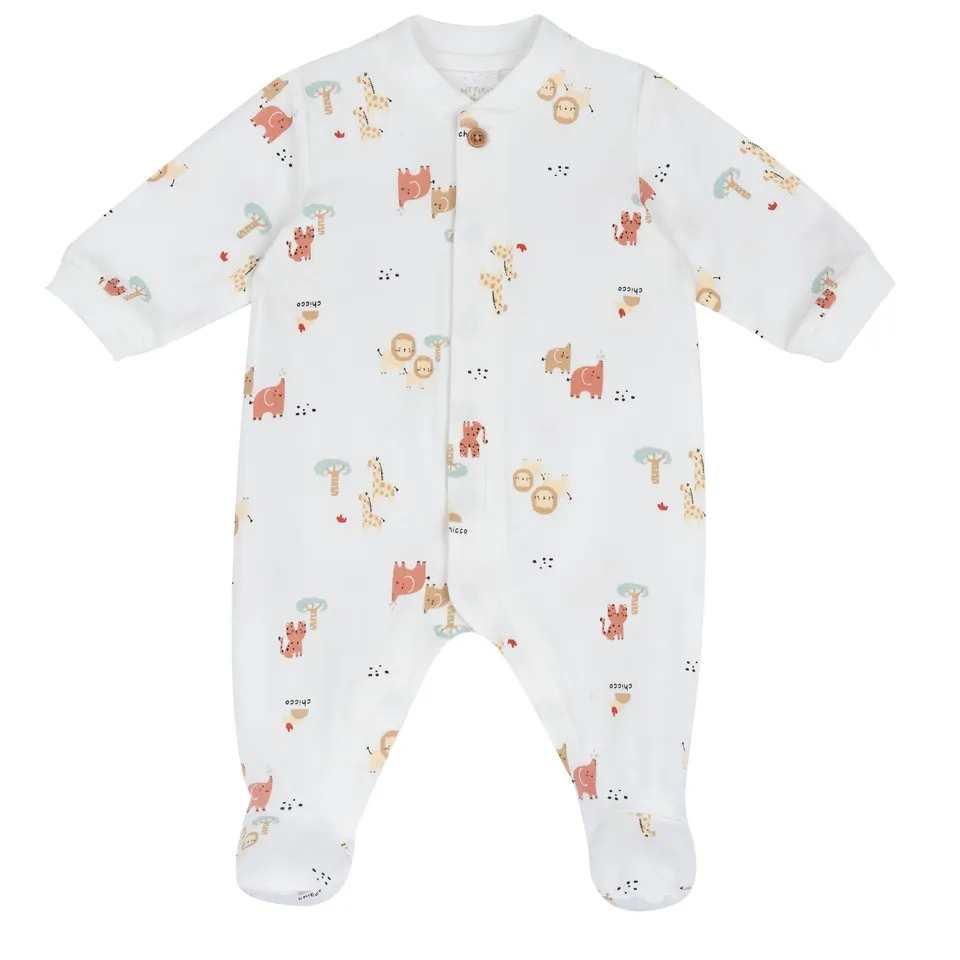 chicco-baby-strampler-aus-weicher-baumwolle-mit-praktischer-front-ffnung-ideal-f-2 image 1