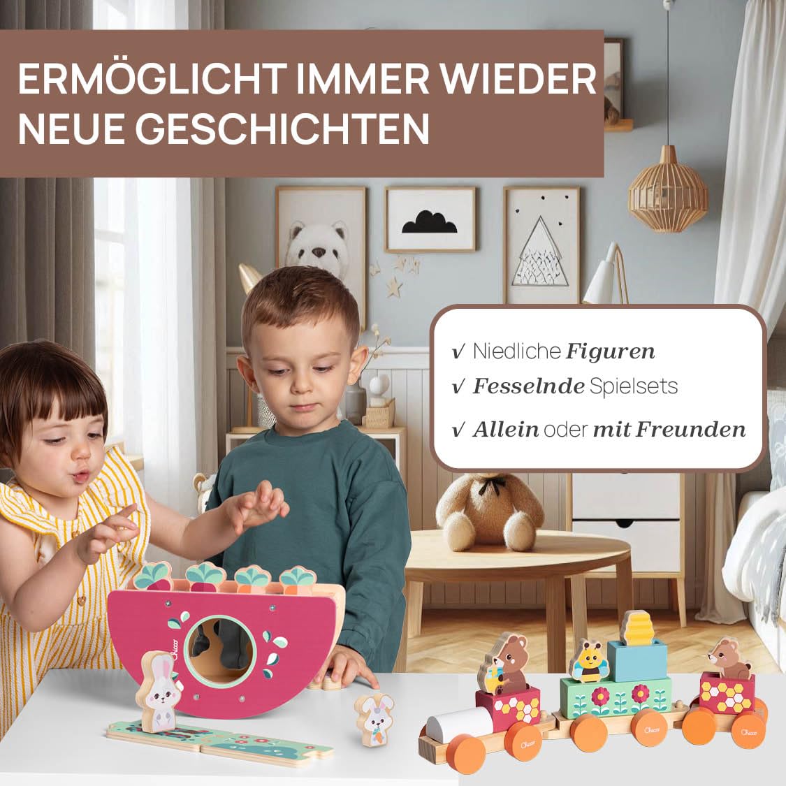 chicco-holzspielzeug-teddyb-r-zug-montessori-spiel-mit-3-waggons-5-farbigen-bl-c image 5